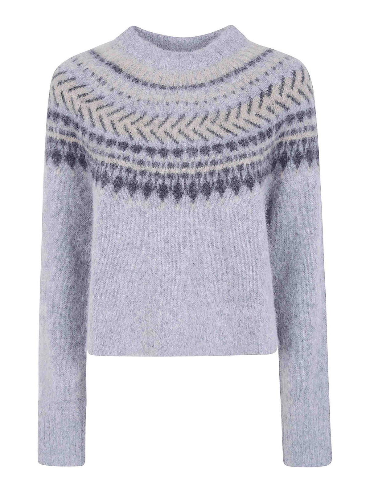 Barbour Pull Col Rond - Gris