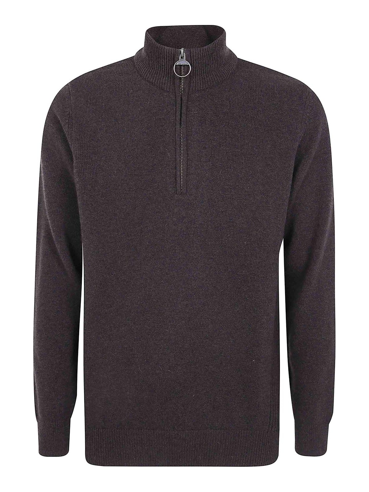 Barbour Pull Col Rond - Marron