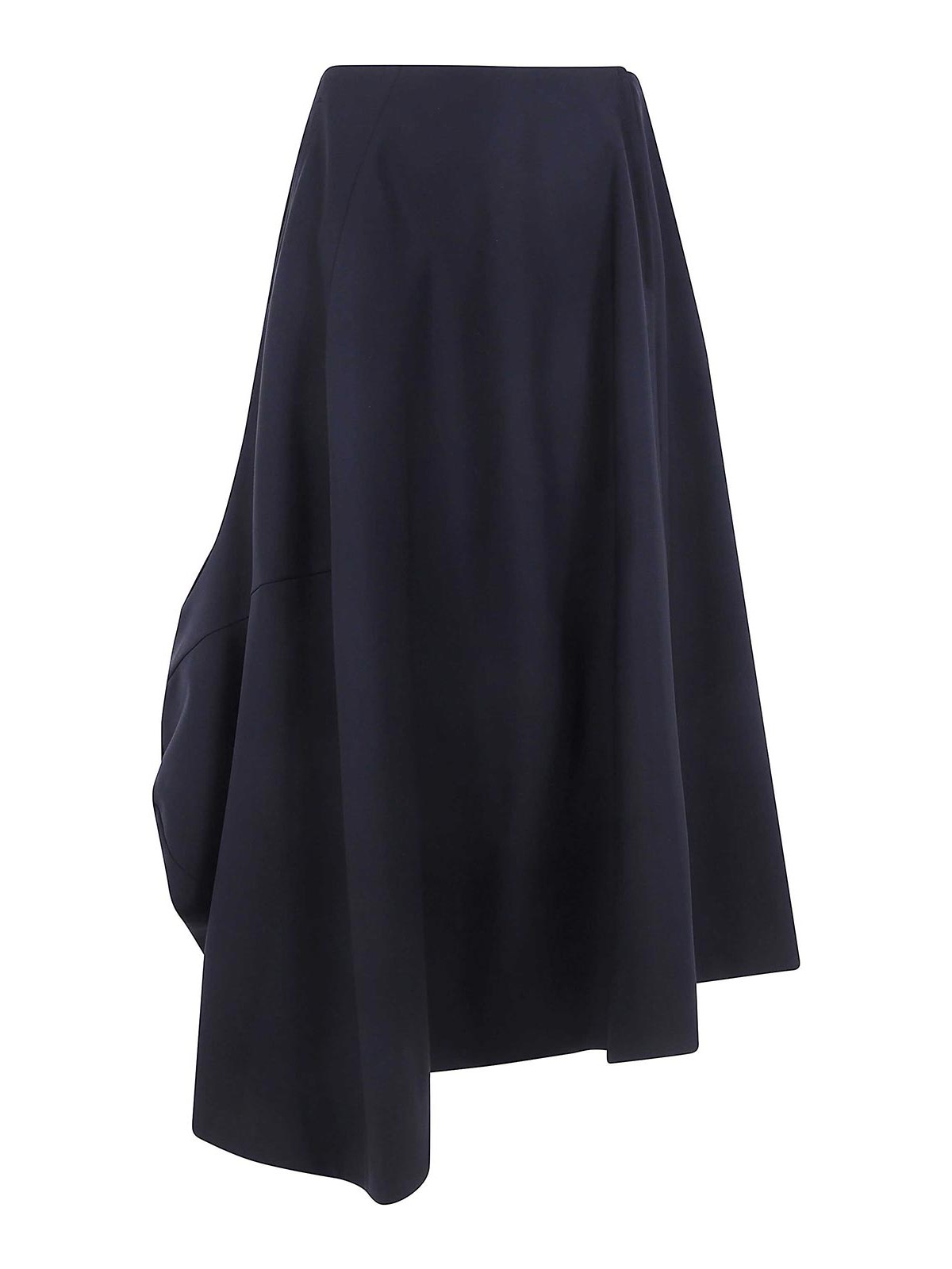 Comme Des Garcons Jupe Midi - Noir