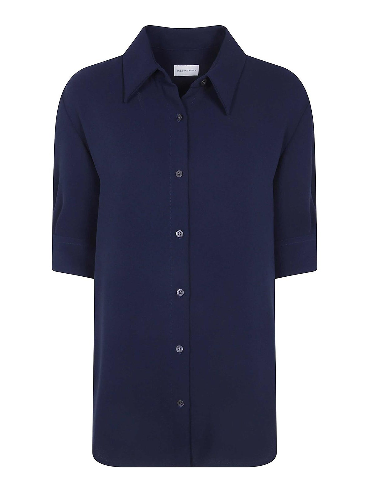 Dries Van Noten Chemise - Bleu