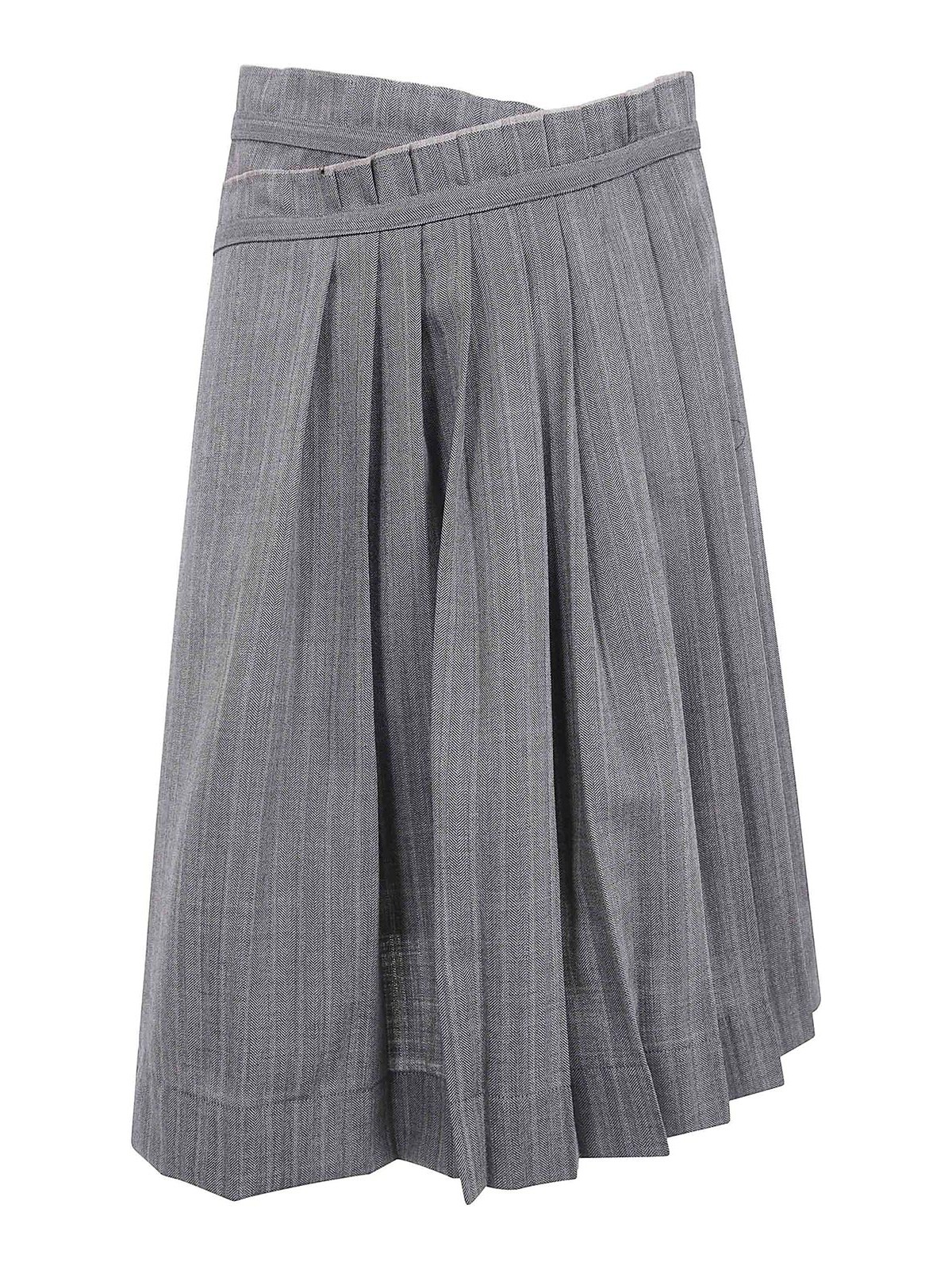 Dries Van Noten Pantalons Décontractés - Gris