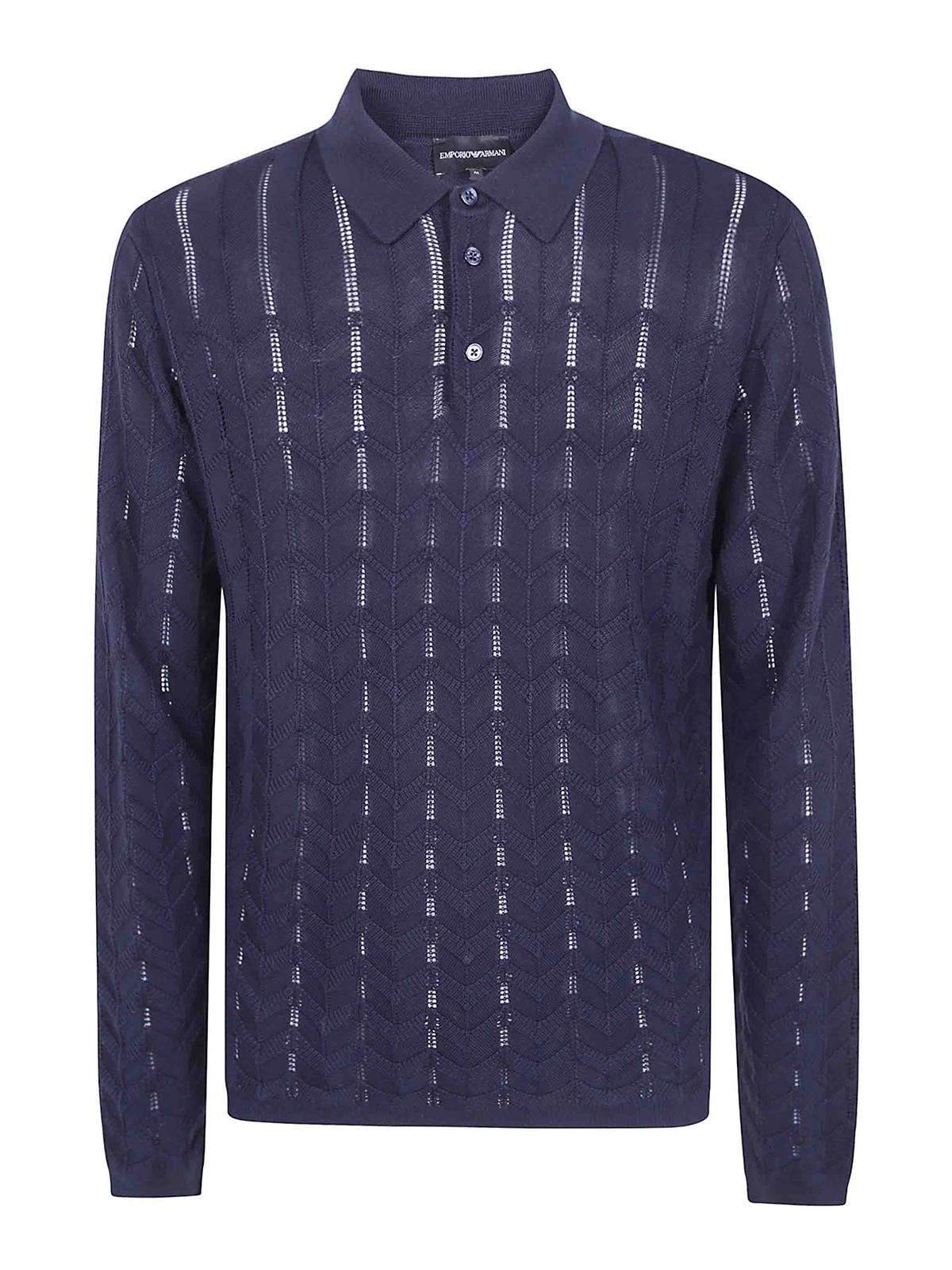 Emporio Armani Pull Col Rond - Bleu