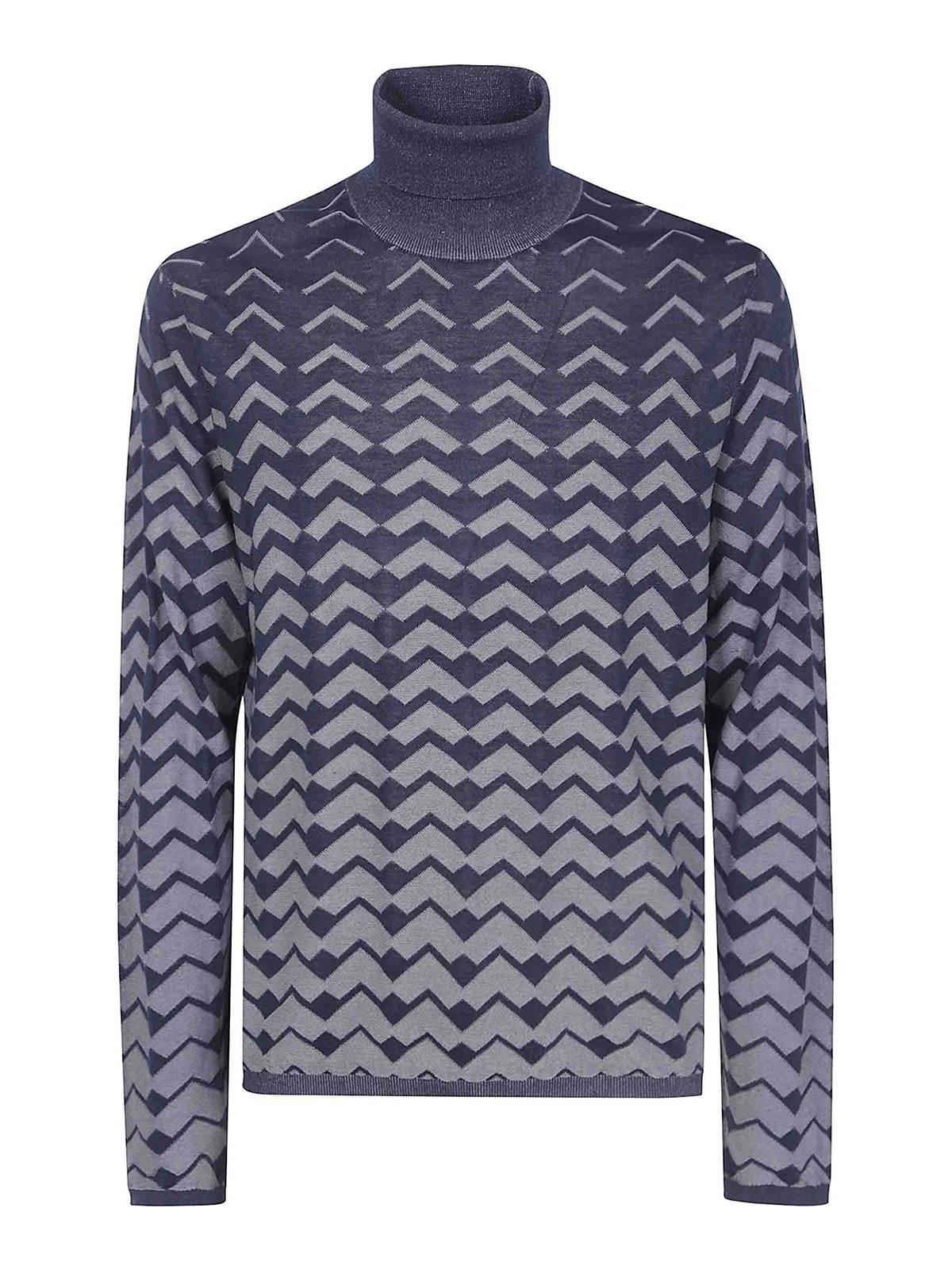 Emporio Armani Pull Col Rond - Bleu