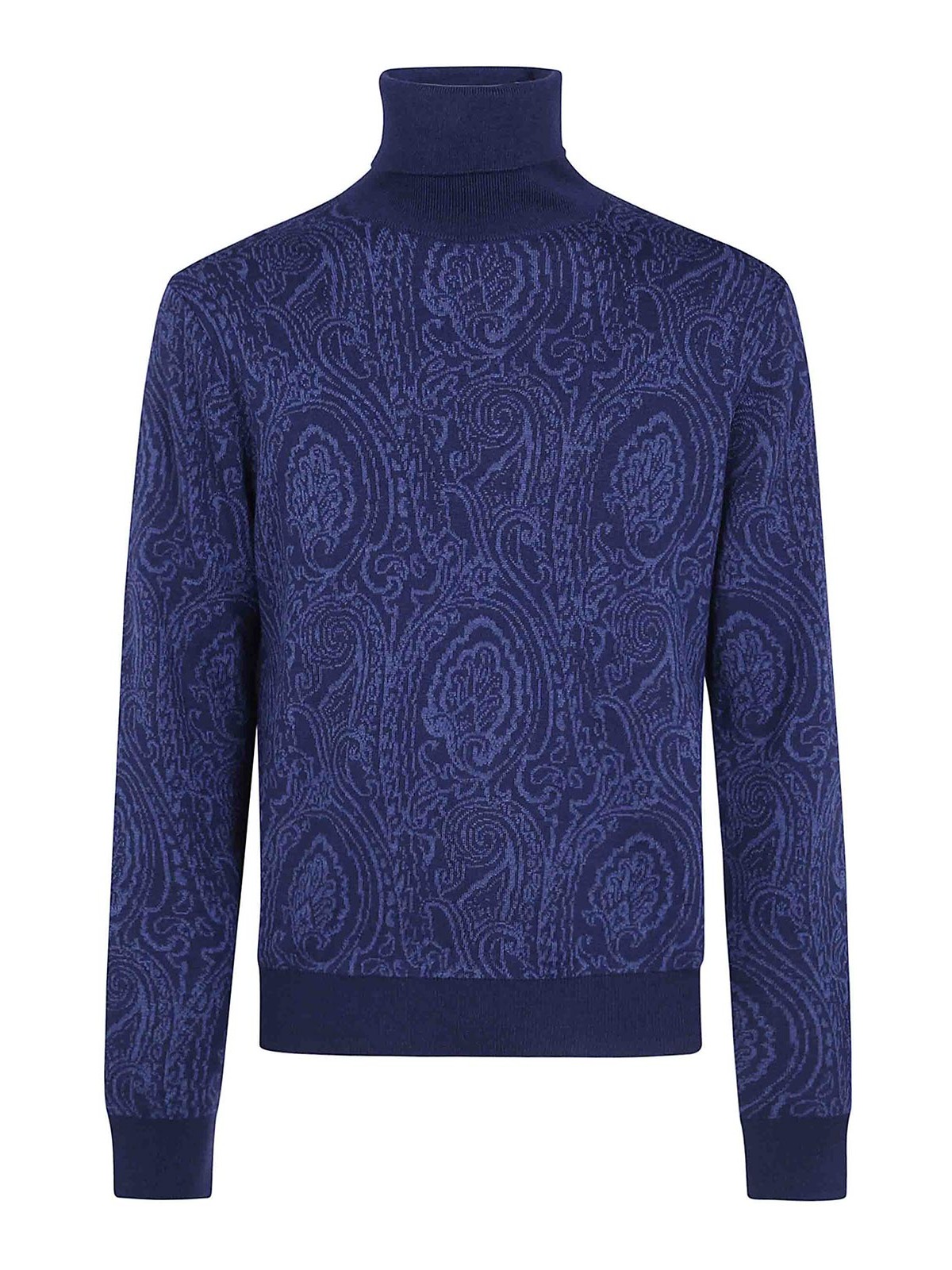 Etro Pull Col Rond - Bleu