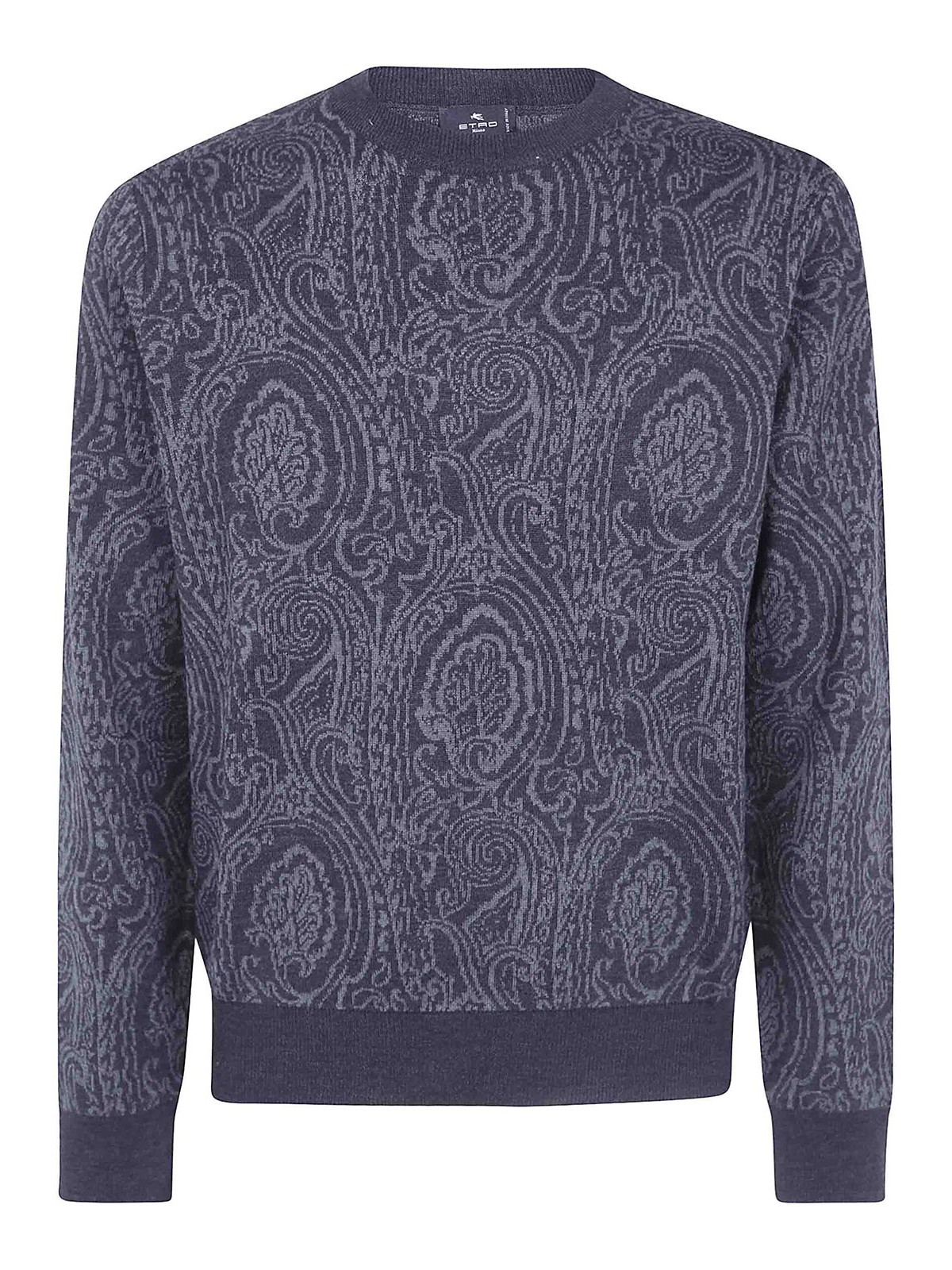 Etro Pull Col Rond - Gris