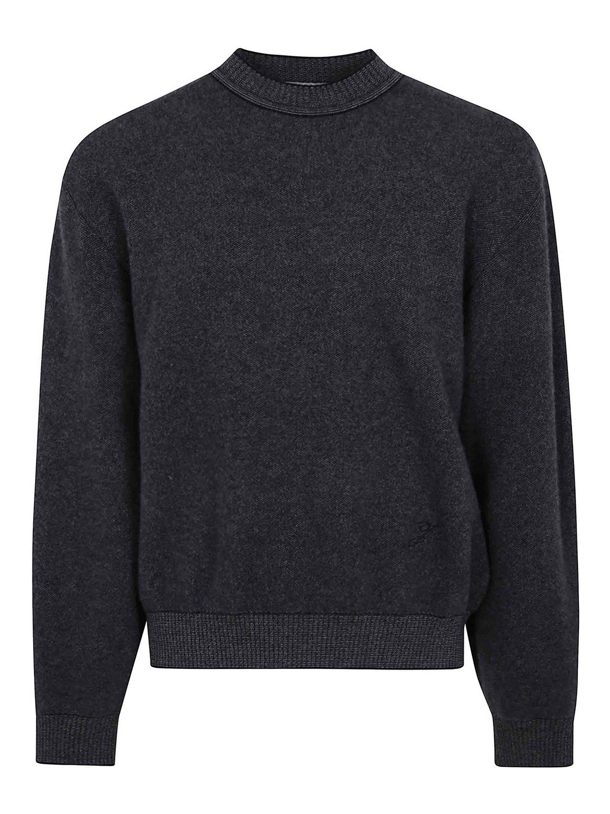 Jacquemus Pull Col Rond - Gris