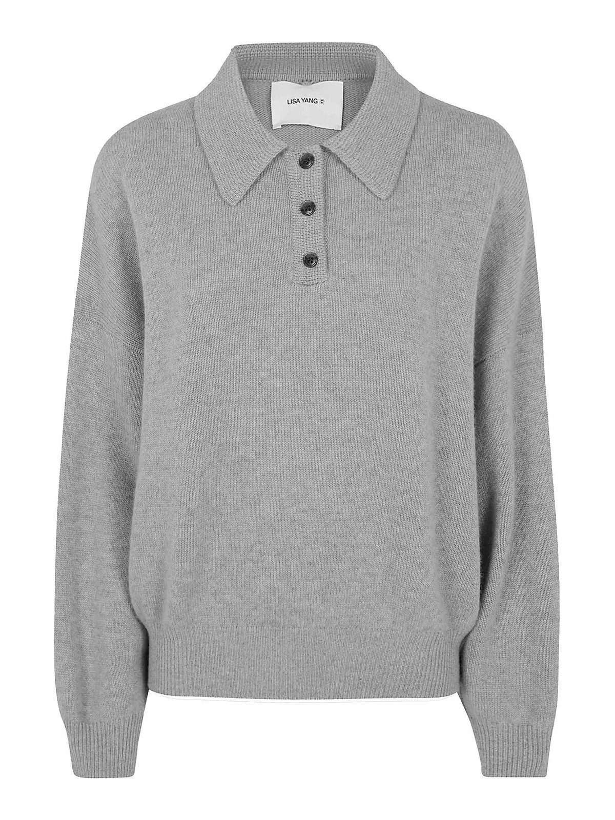 Lisa Yang Pull Col Rond - Gris