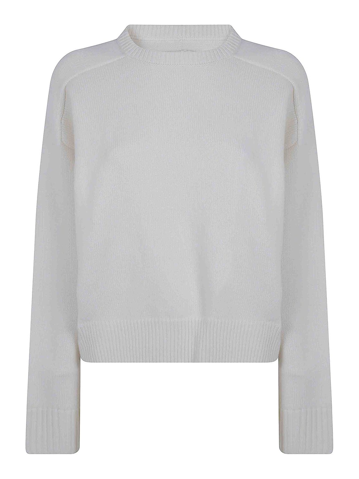 Loulou Studio Pull Col Rond - Blanc