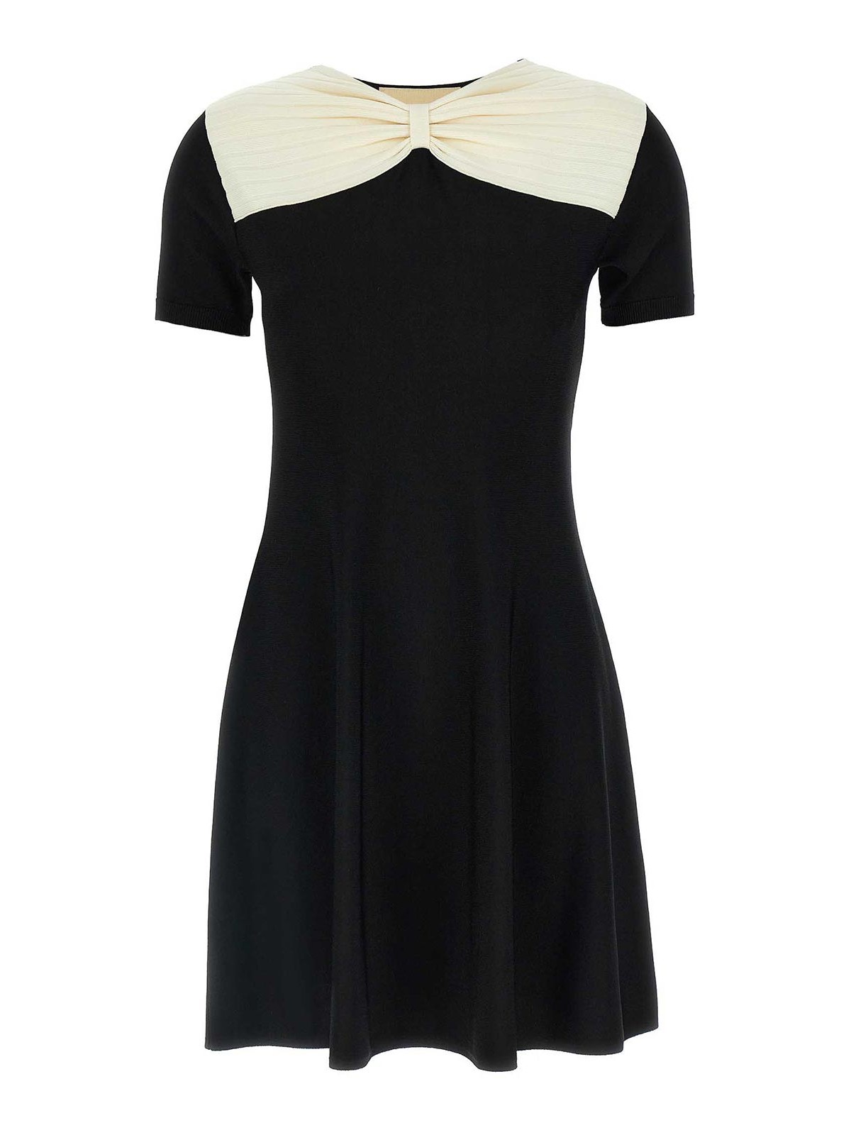 Valentino Garavani Robe Au Genou - Noir