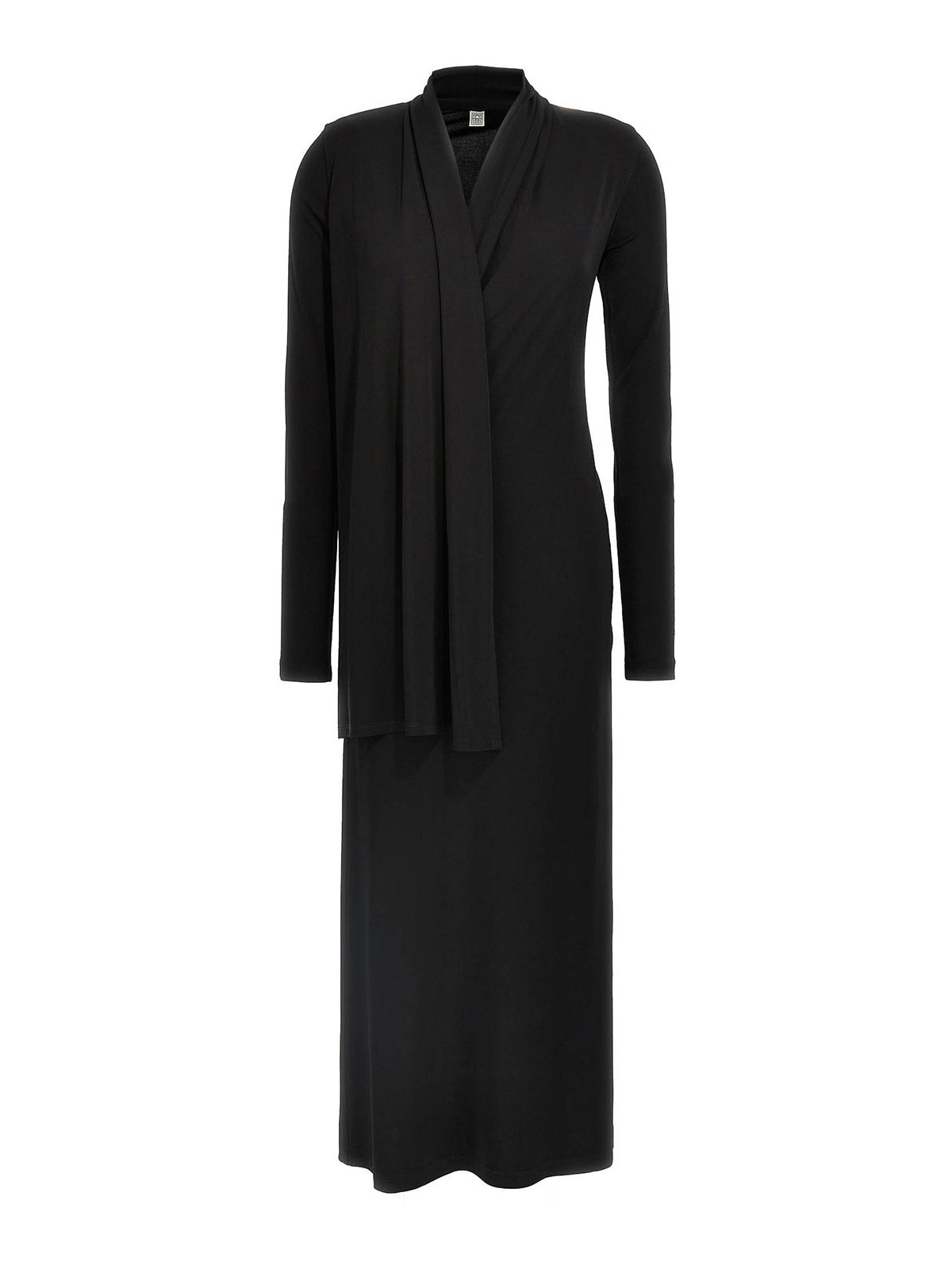 Toteme Robe Au Genou - Overlapped Jersey