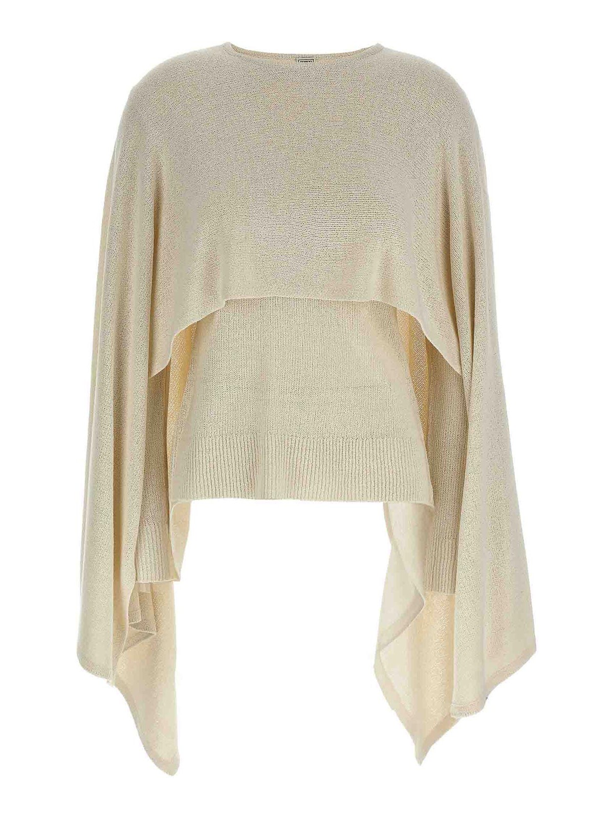 Toteme Pull Col Rond - Beige