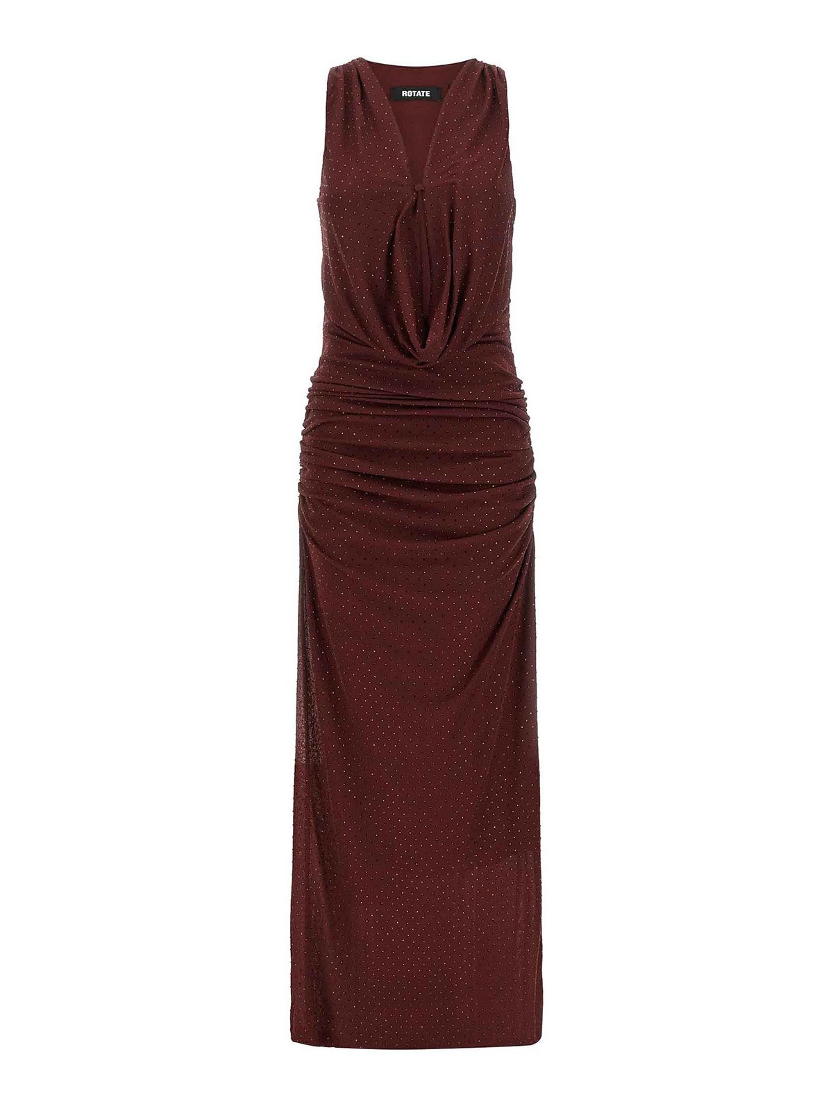 Rotate Birger Christensen Maxi Robe - Maxi Halterneck Dress