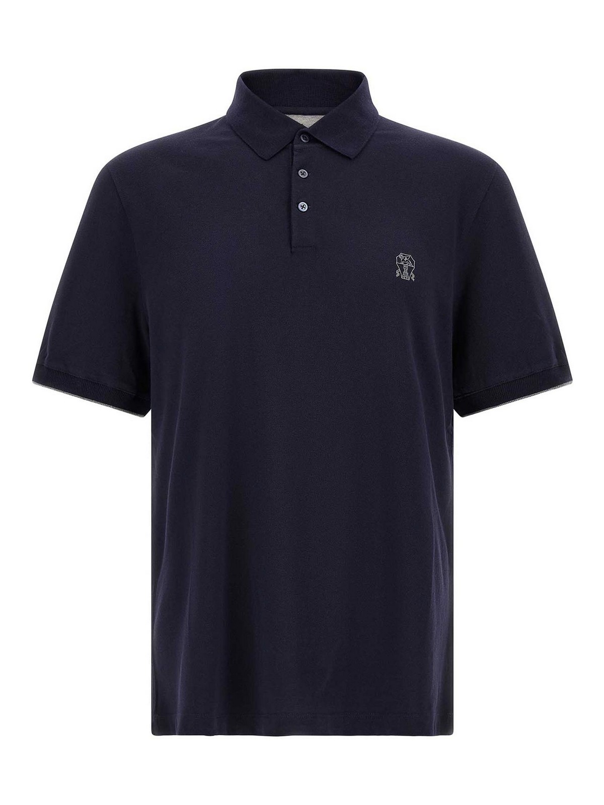 Brunello Cucinelli Polo - Bleu