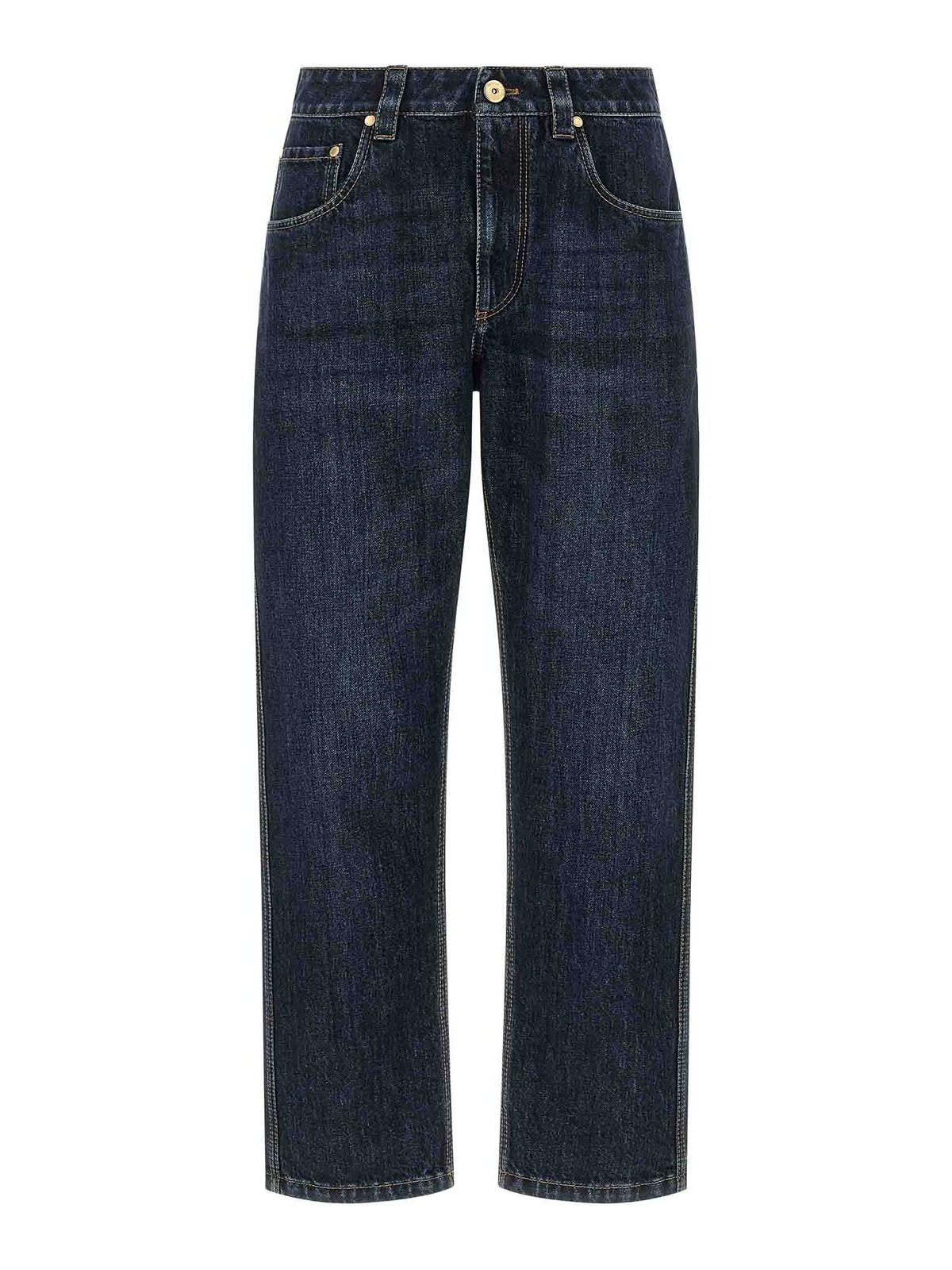 Brunello Cucinelli Jean Droit - Shiny Bartack