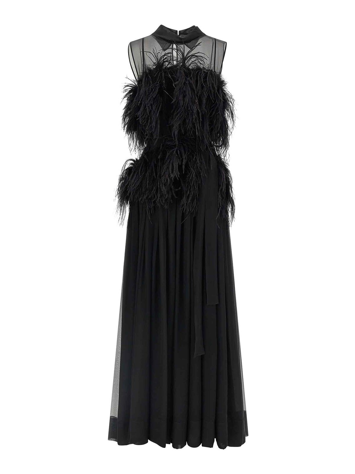 Alberta Ferretti Robe De Soirée - Noir
