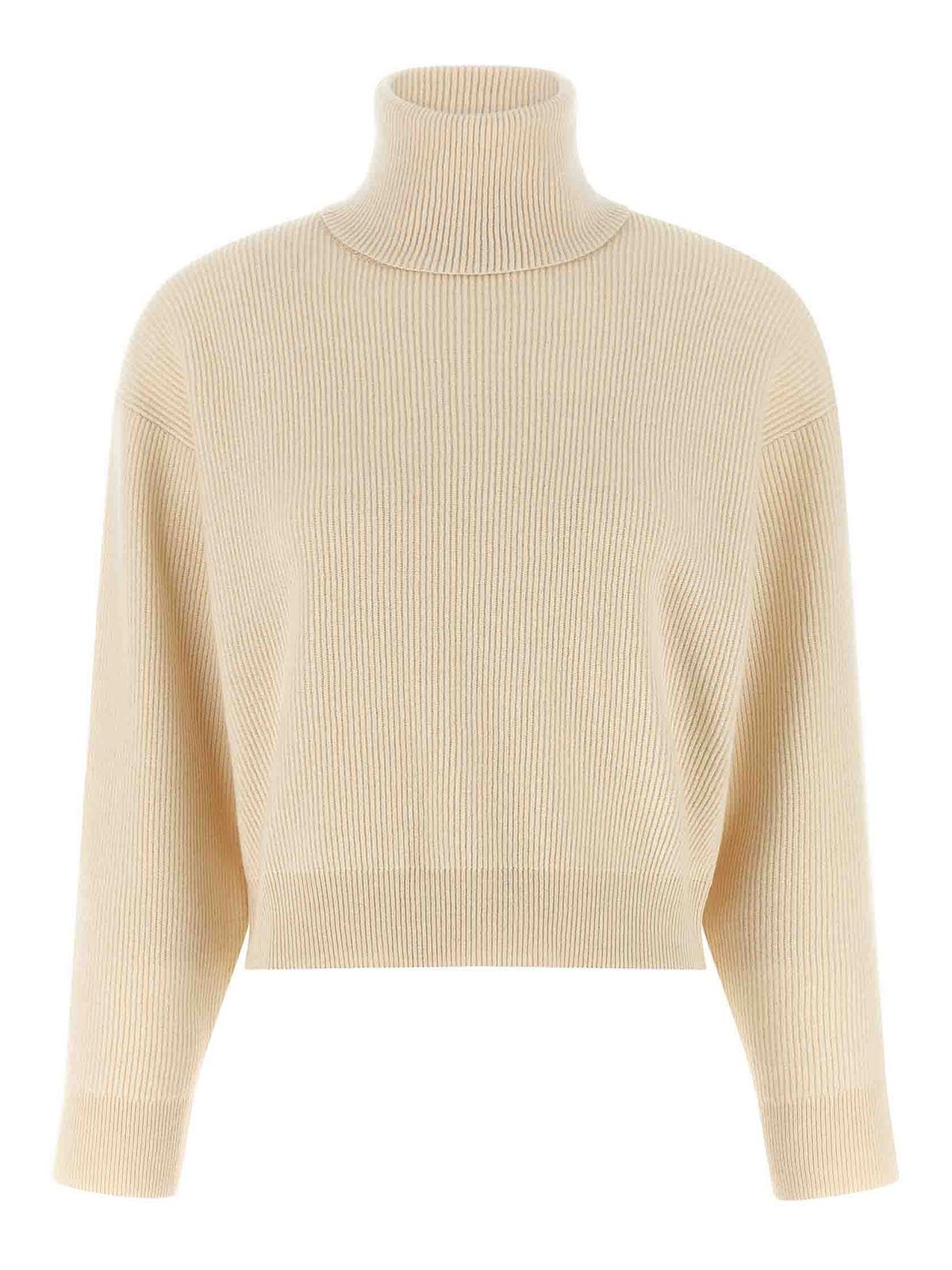Brunello Cucinelli Pull Col Rond - Blanc