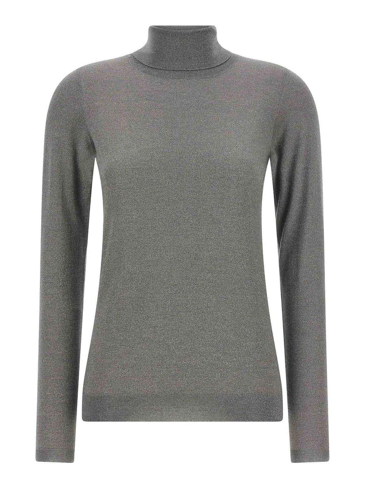 Brunello Cucinelli Pull Col Rond - Gris