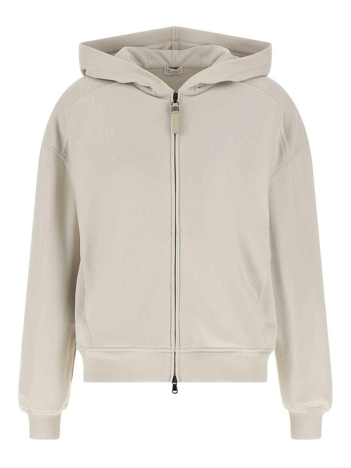 Brunello Cucinelli Sweat-Shirts - Shiny Zipper Pull