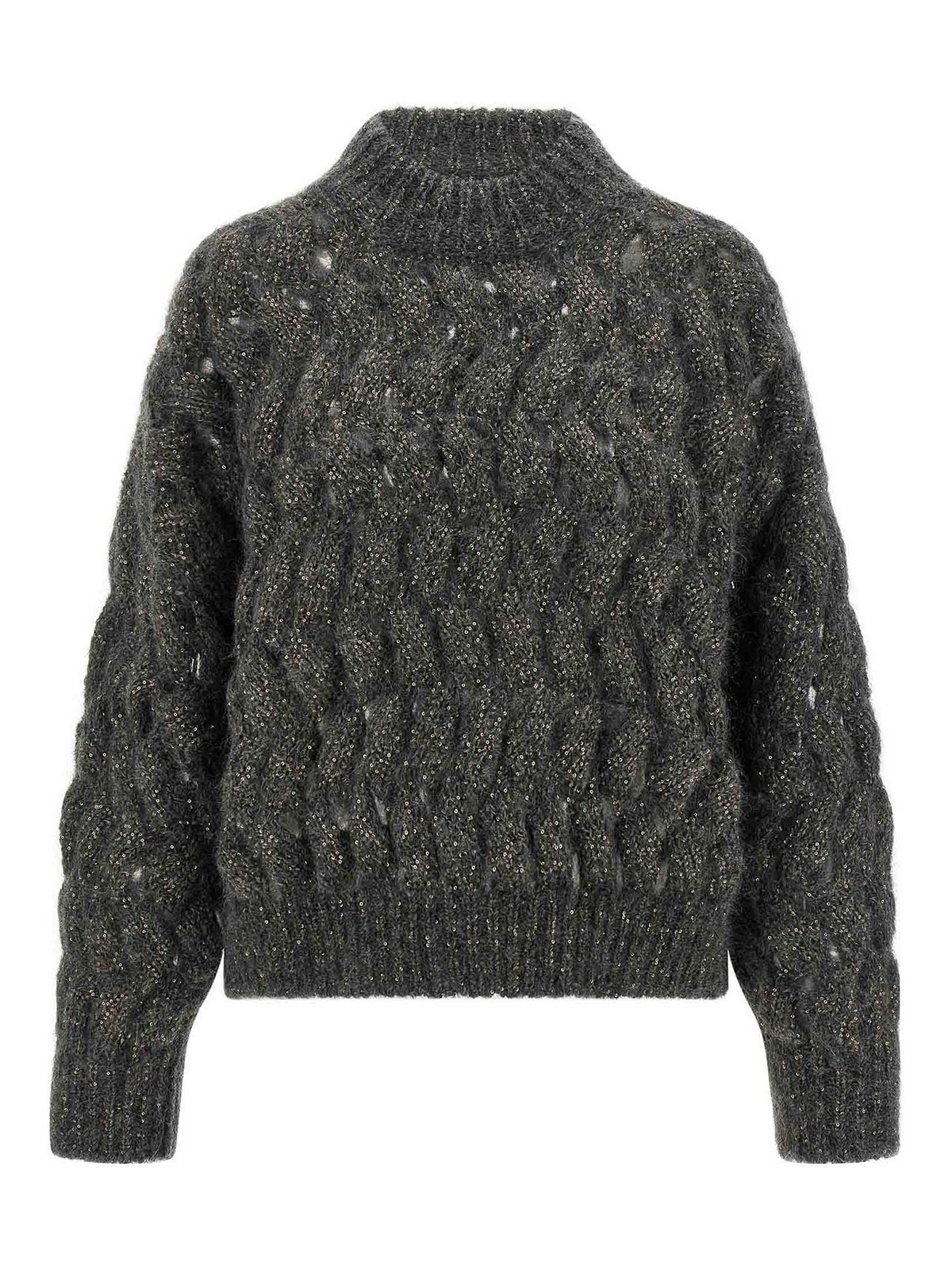 Brunello Cucinelli Pull Col Rond - Dazzling