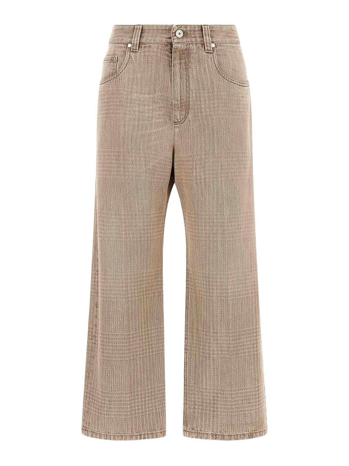 Brunello Cucinelli Jean Droit - Prince Of Wales