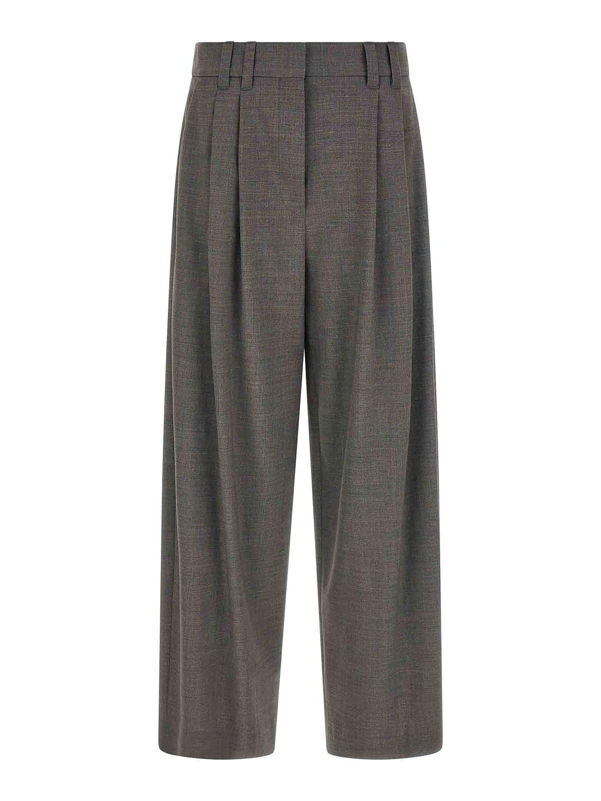 Brunello Cucinelli Pantalons Décontractés - Gris