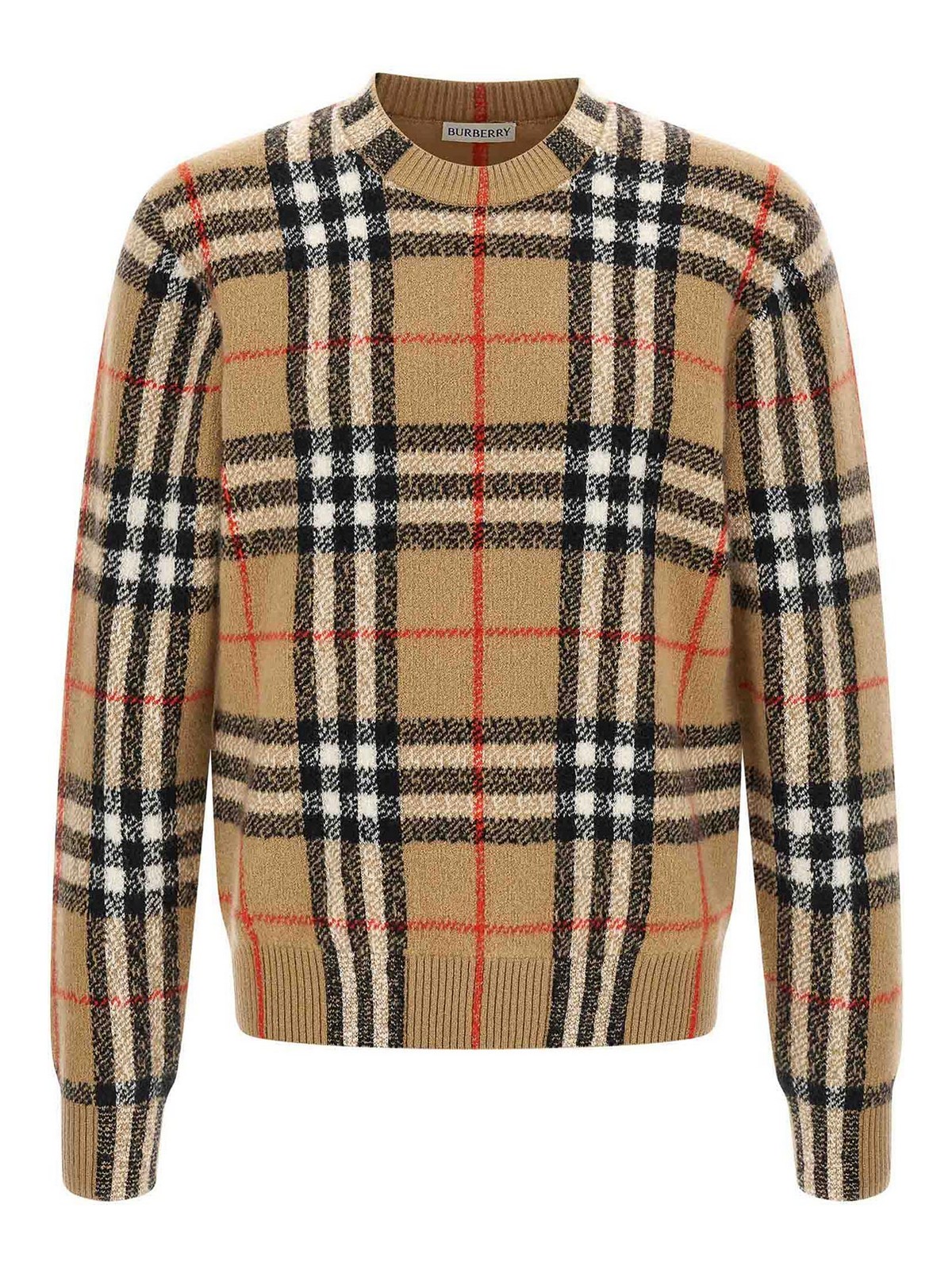 Burberry Pull Col Rond - Curtis Check