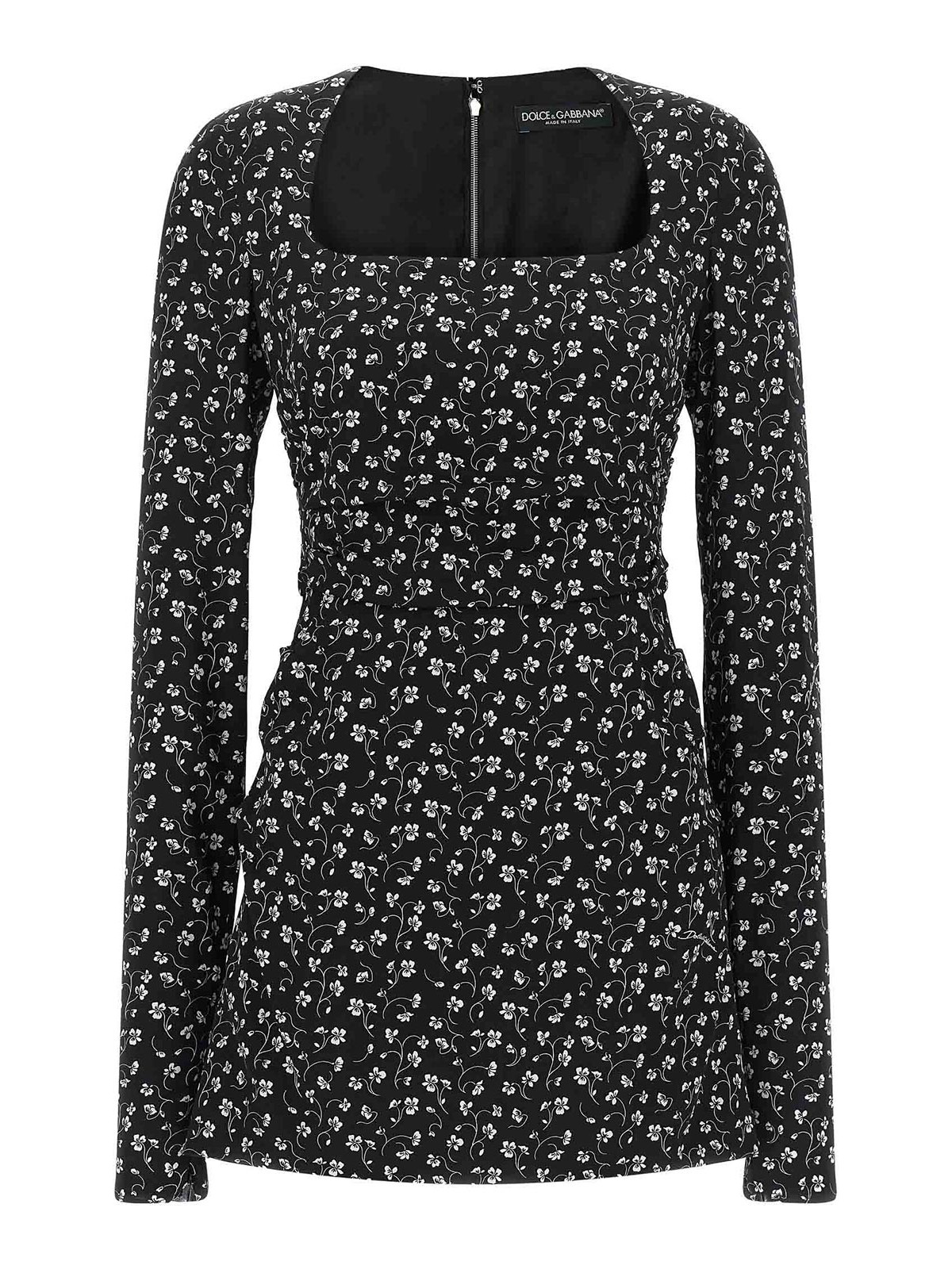 Dolce & Gabbana Robe Au Genou - Noir