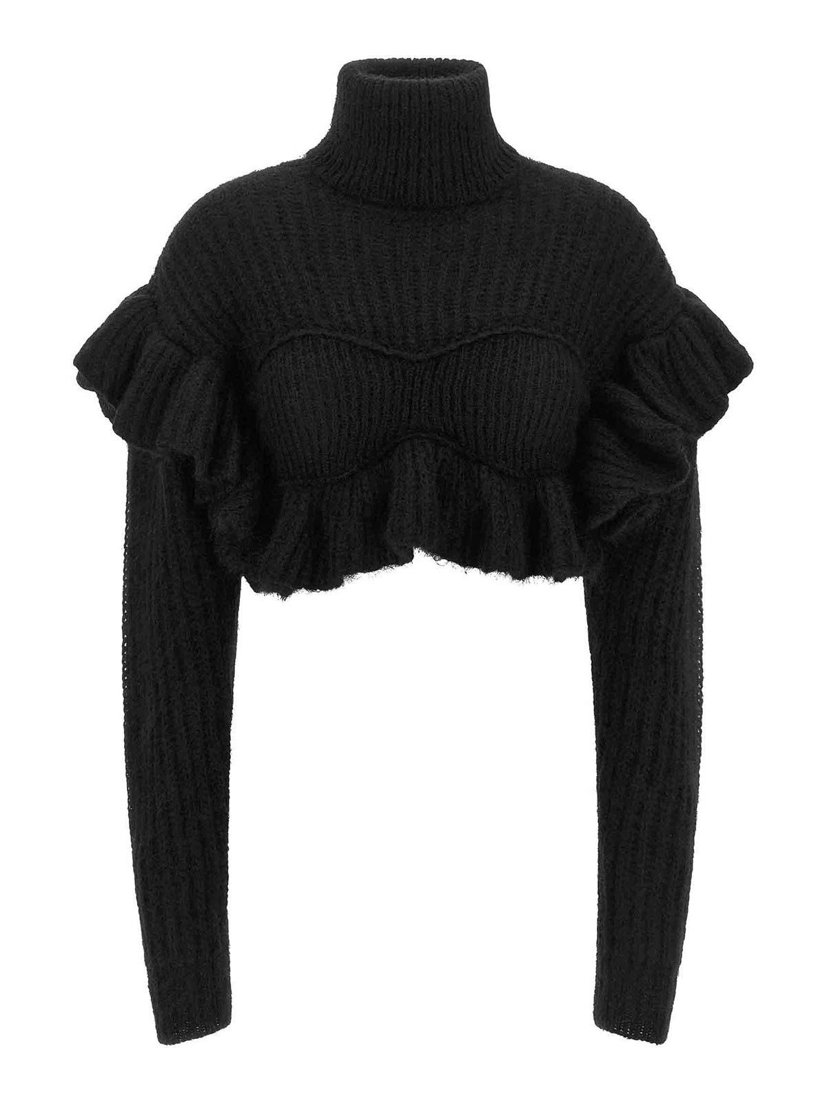 Elisabetta Franchi Pull Col Rond - Noir