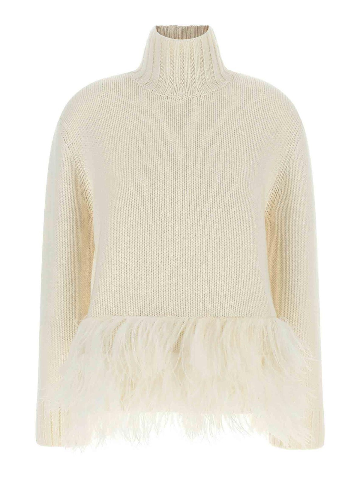 Fabiana Filippi Pull Col Rond - Blanc