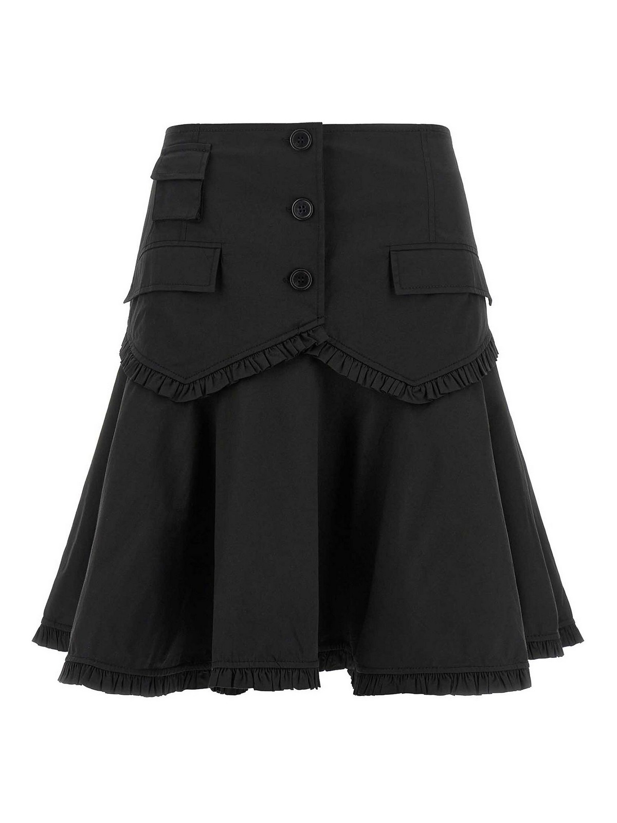 Ganni Jupe Midi - Noir