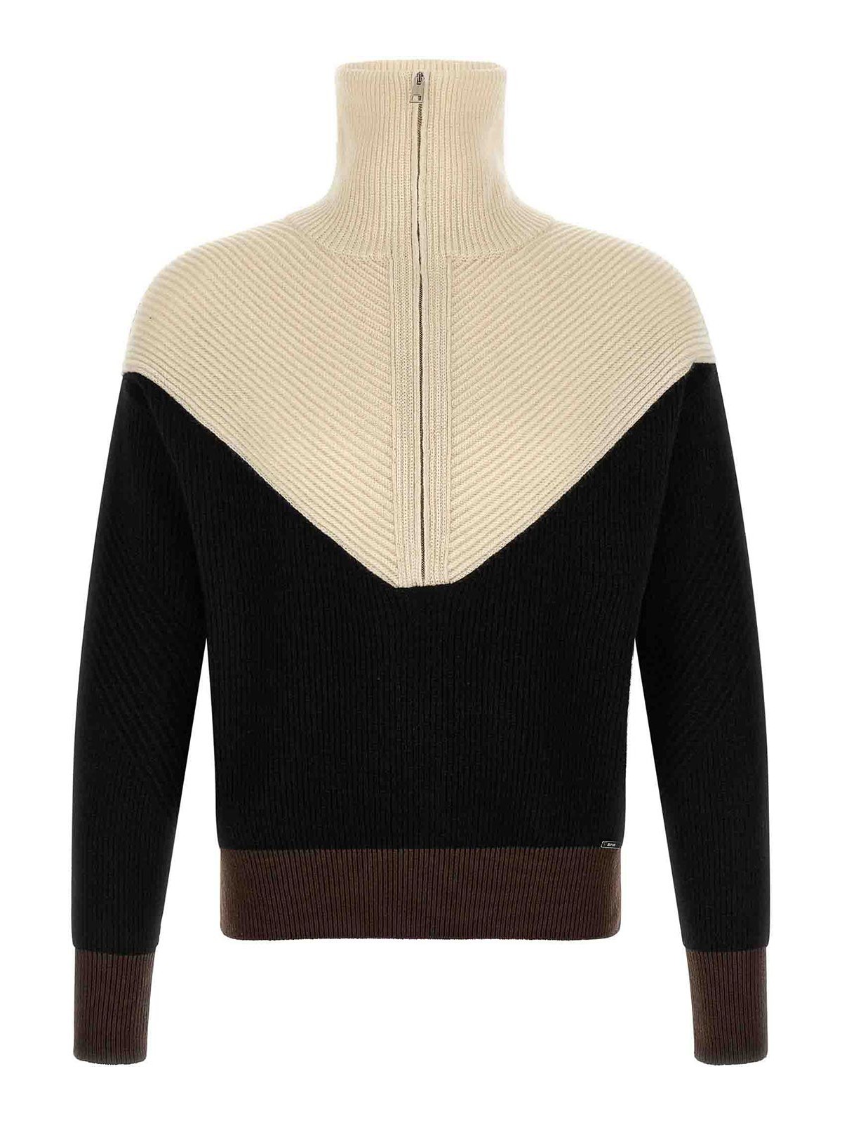 Kiton Pull Col Rond - Noir