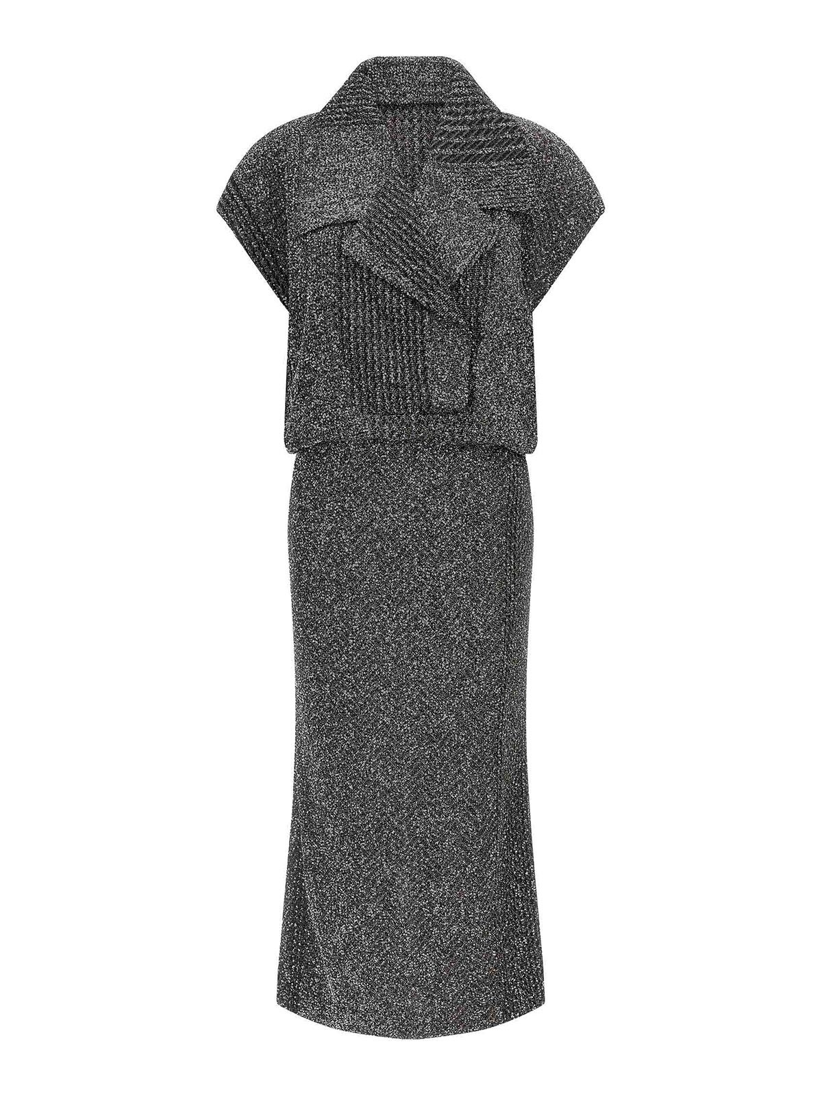 Missoni Robe Au Genou - Gris