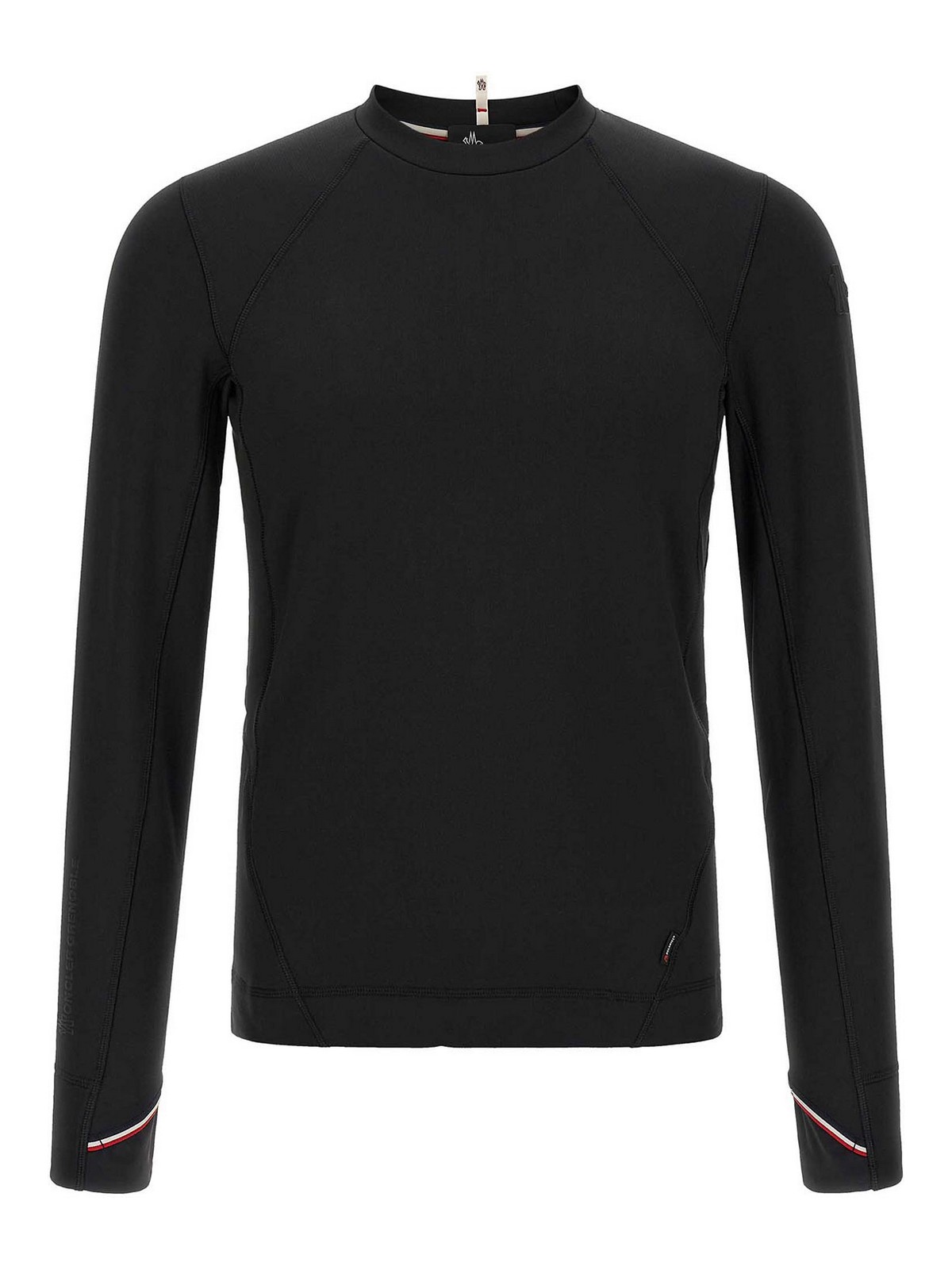 Moncler Pull Col Rond - Noir