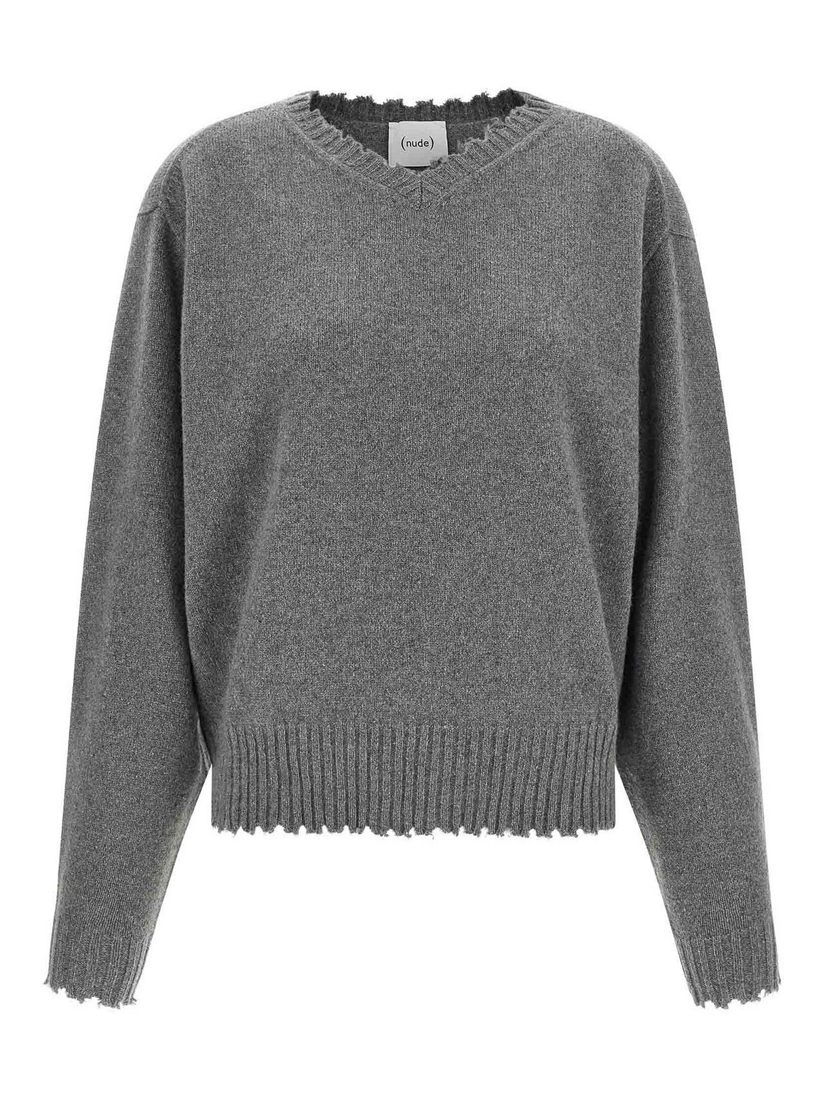 Nude Pull Col Rond - Gris
