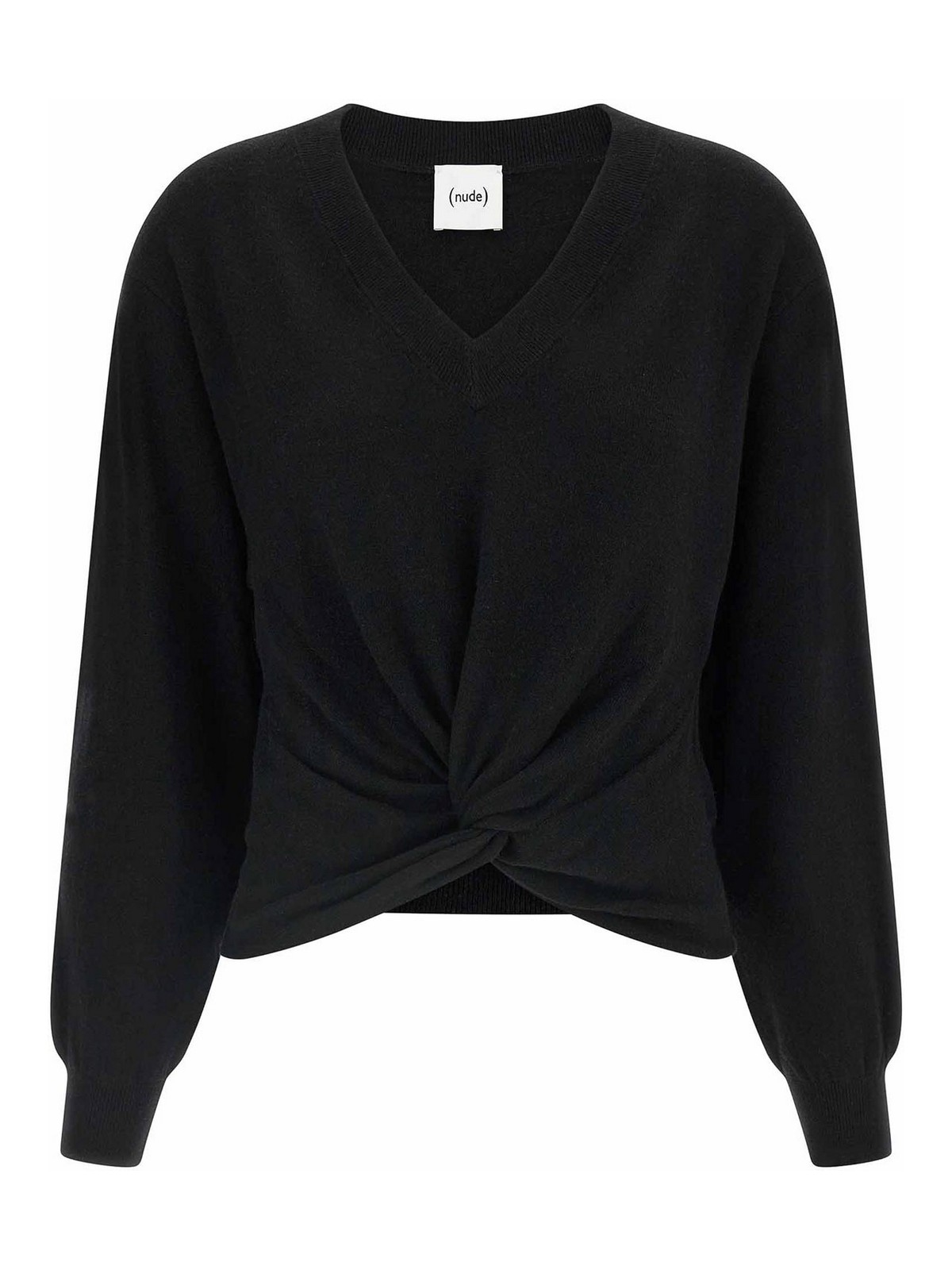 Nude Pull Col Rond - Noir