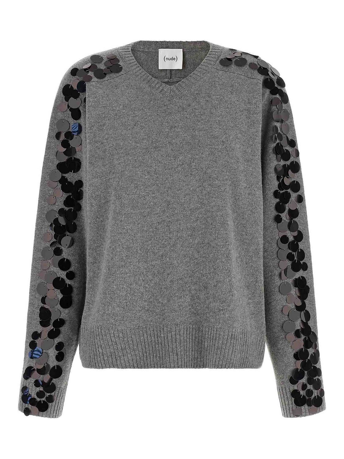 Nude Pull Col Rond - Gris