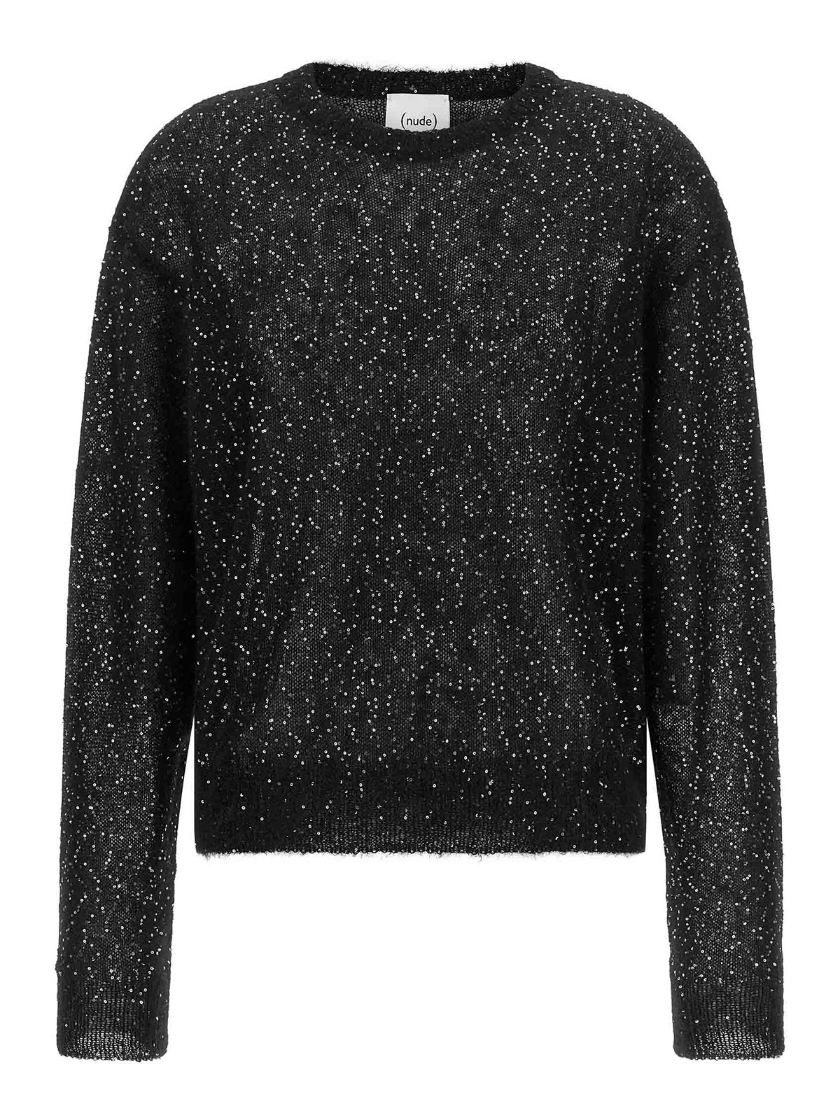Nude Pull Col Rond - Noir