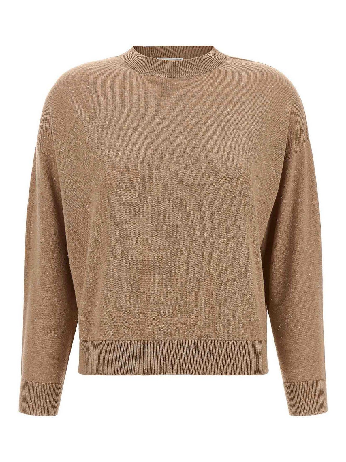 Peserico Pull Col Rond - Beige