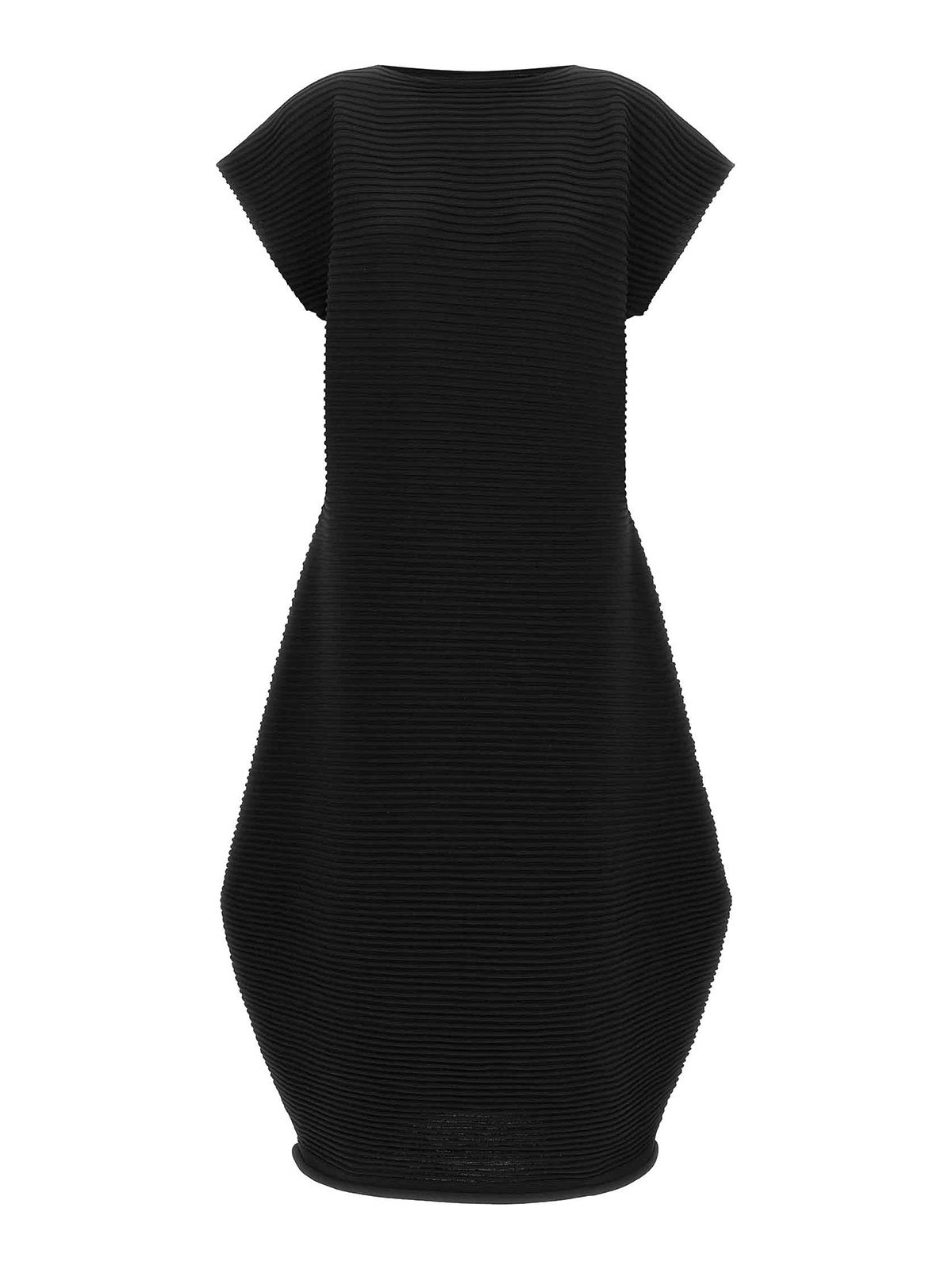 Pleats Please Issey Miyake Robe Au Genou - Zig Zag Knit