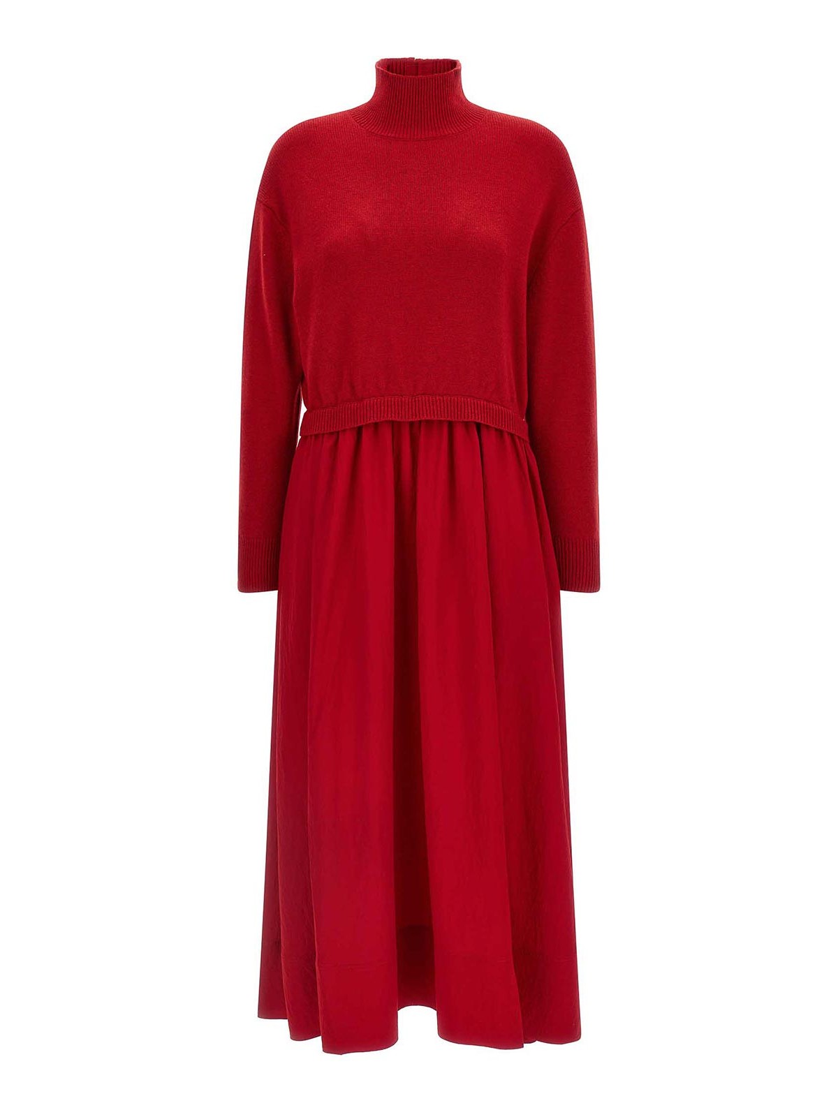 Polo Ralph Lauren Robe Au Genou - Rouge