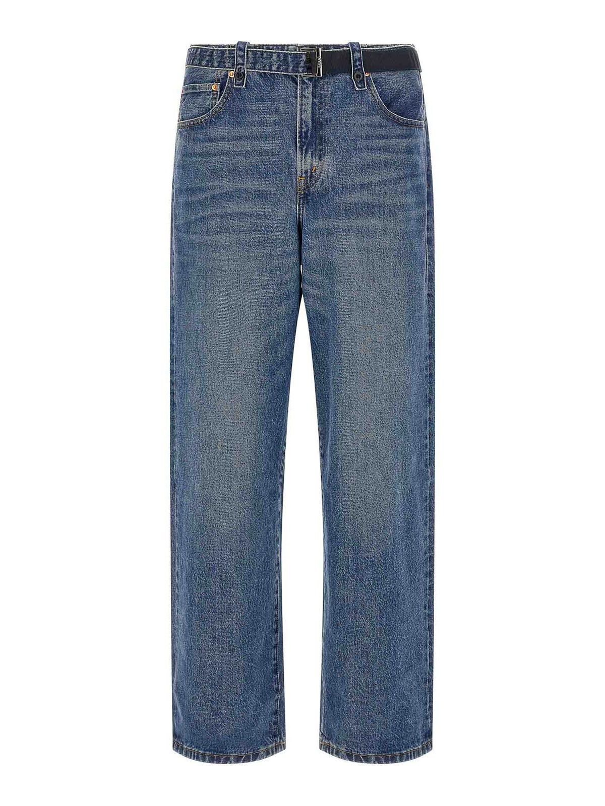 Sacai Pantalons Décontractés - Bleu
