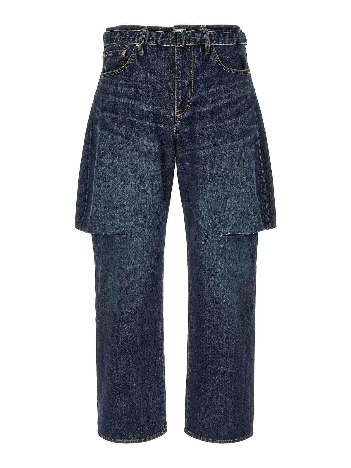 Sacai Pantalons Décontractés - Bleu
