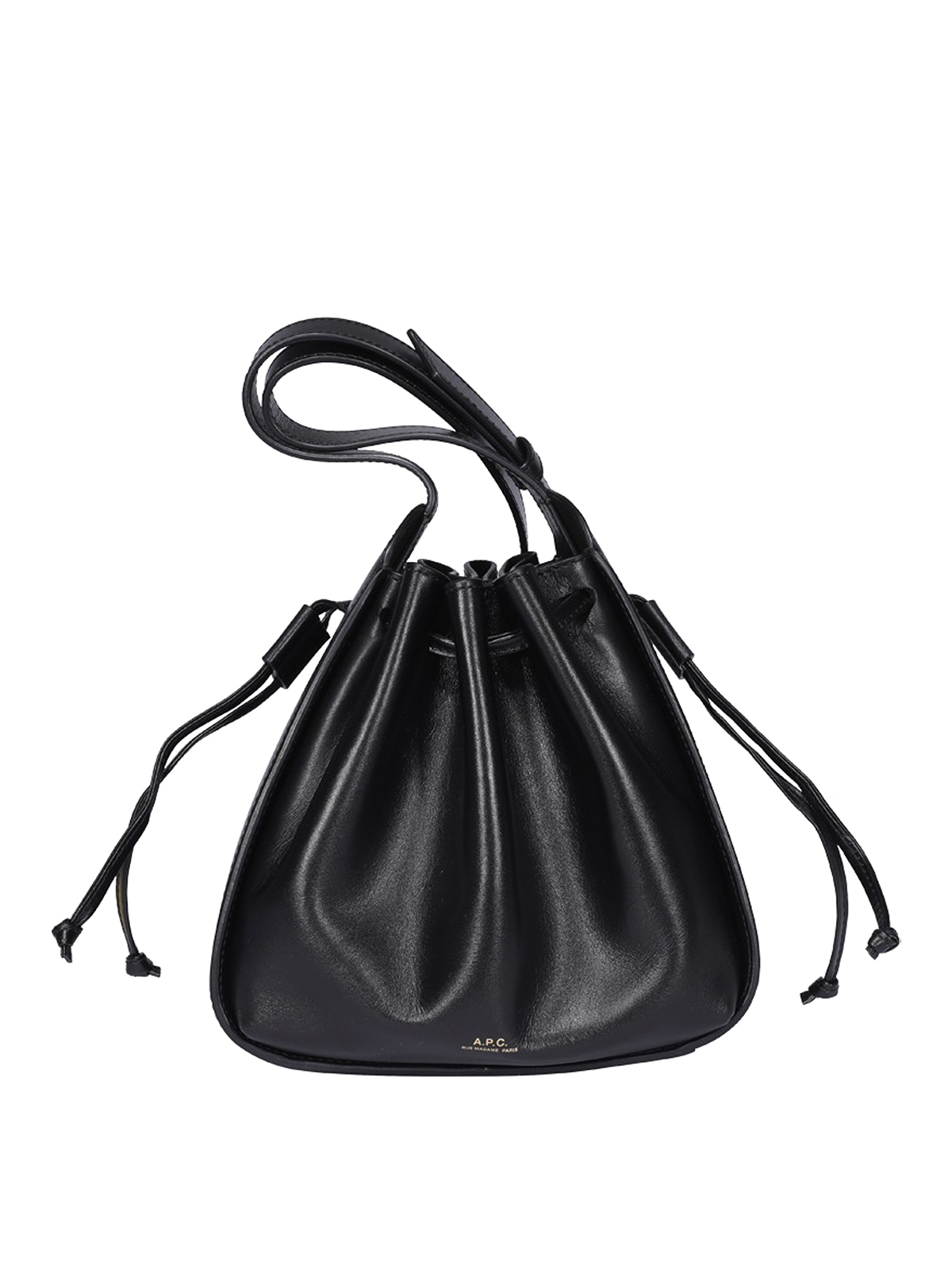 A.P.C. Courtney Small bucket bag Black Women PXBMWF61494LZZ