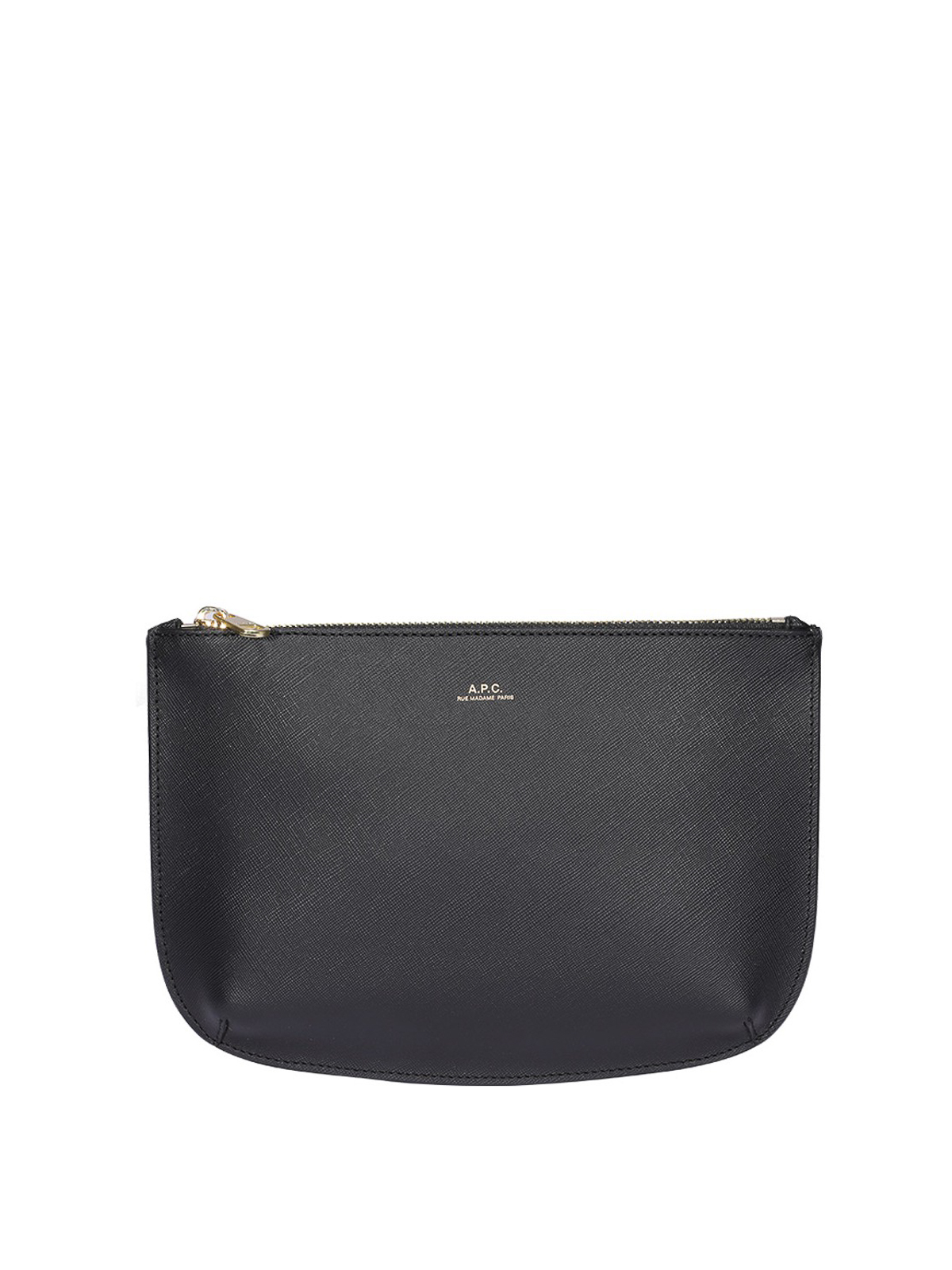 Clutches A.P.C. - Sarah saffiano pouch - PXBJQF63035LZZ