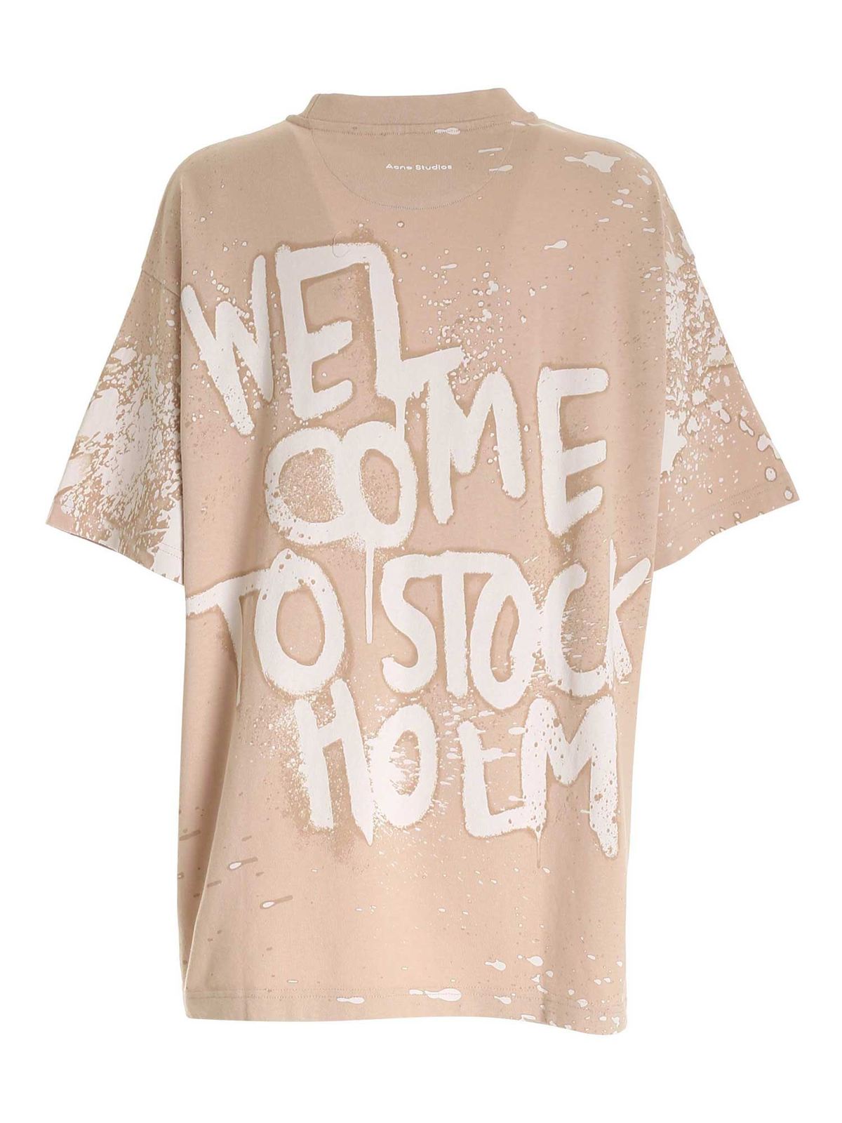 Acne Studios Tシャツ - ベージュ|AL0207ECRUBEIGE | THEBS