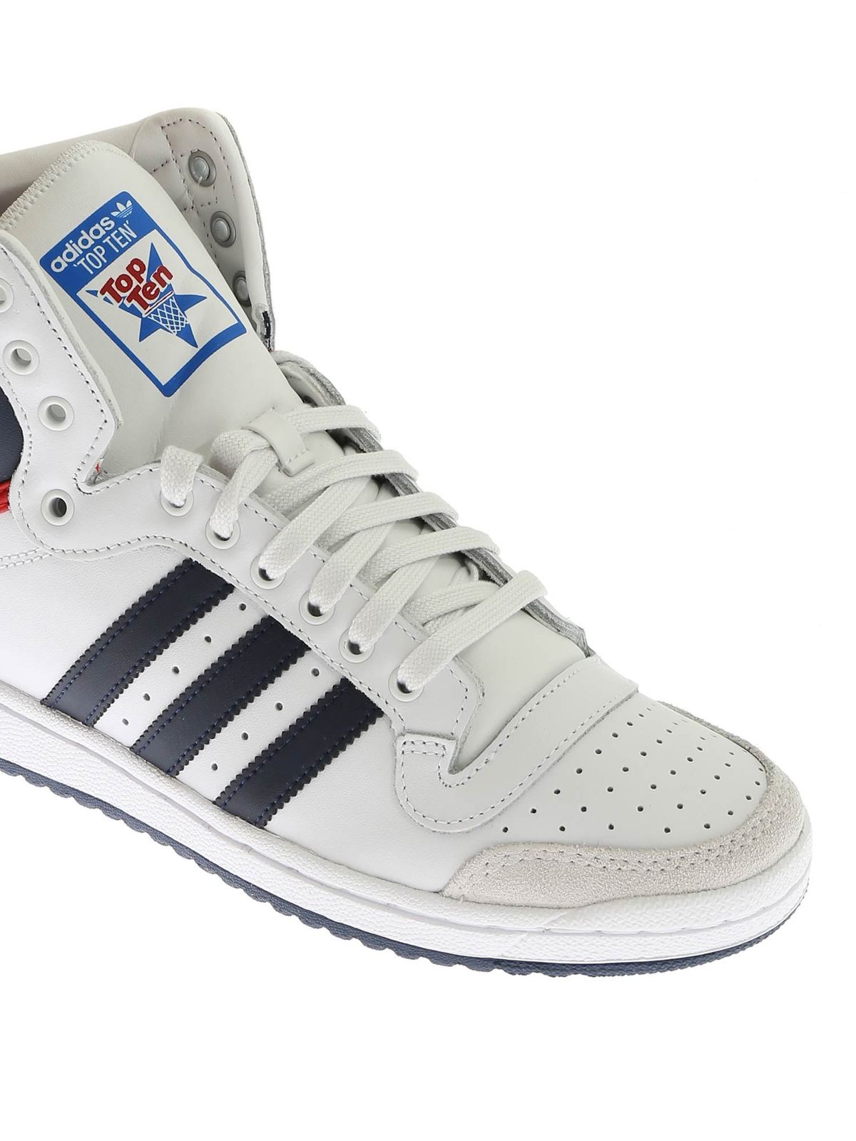 Trainers Adidas Originals - Top Ten Hi sneakers in white -