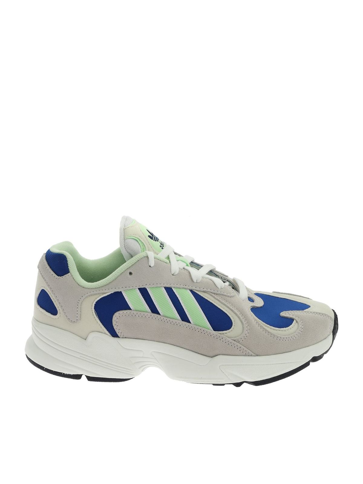 I navnet Rusland Størrelse Trainers Adidas Originals - Yung-1 sneakers in gray and blue - EE5318