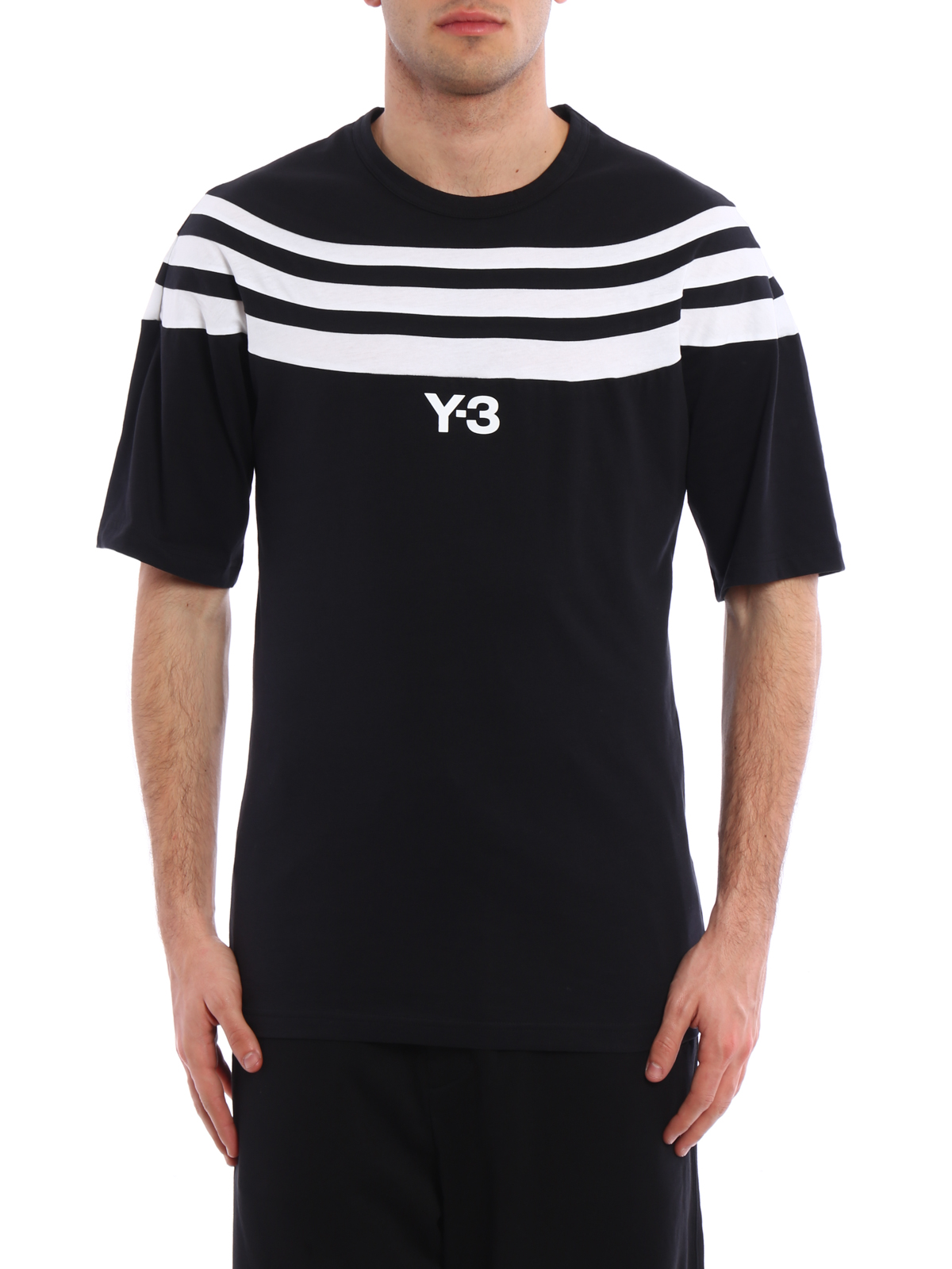 VIP【関税送料無料】希少 Adidas Y-3 3-Stipes T-shirt 411cOMpkiWL.jpg