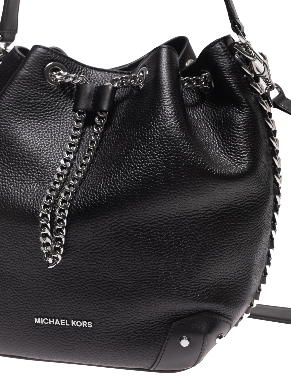 Audrey Medium Leather Bucket Bag  Michael Kors