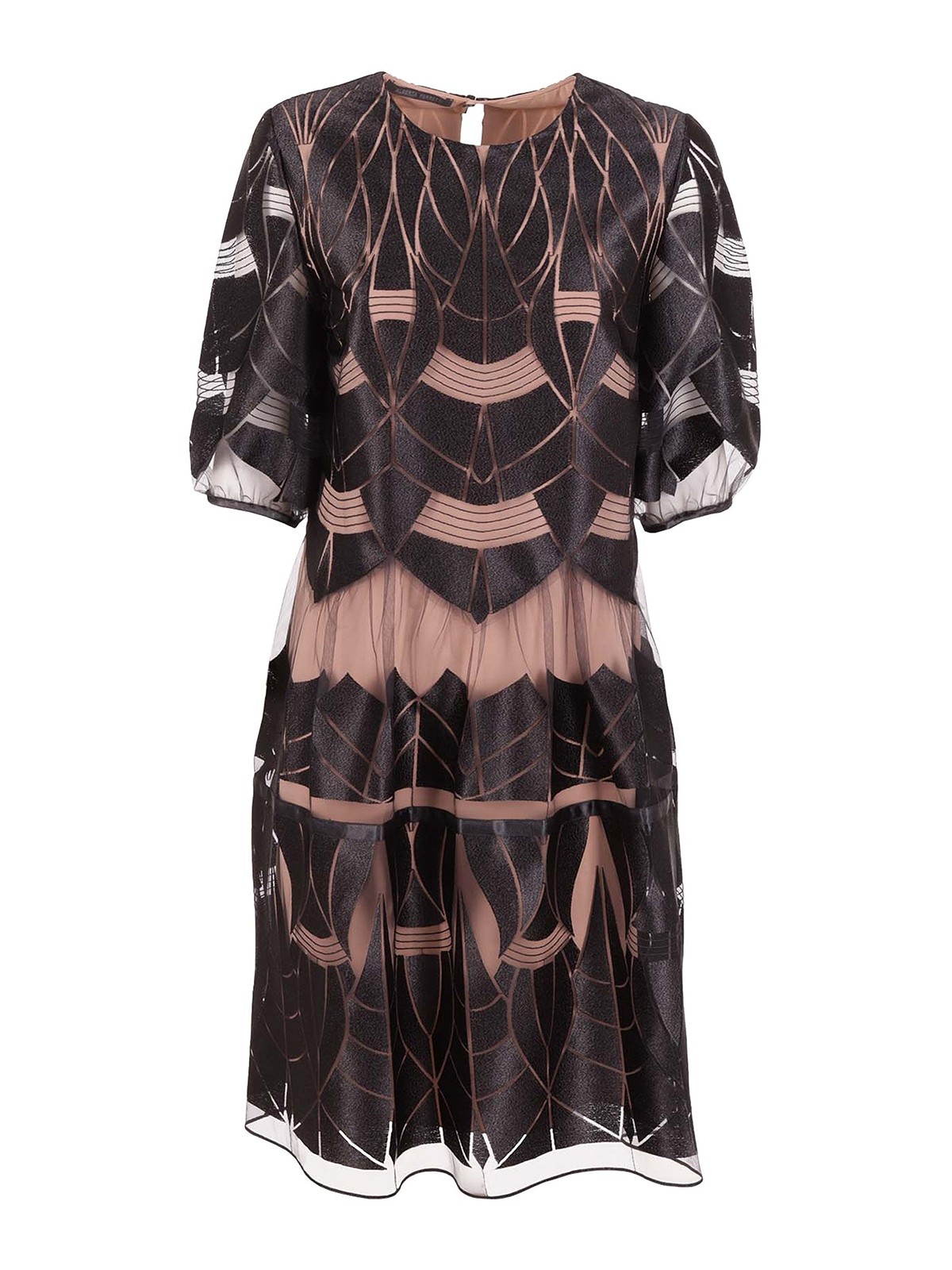 Alberta Ferretti Two layer dress - Black - Women|045166530555